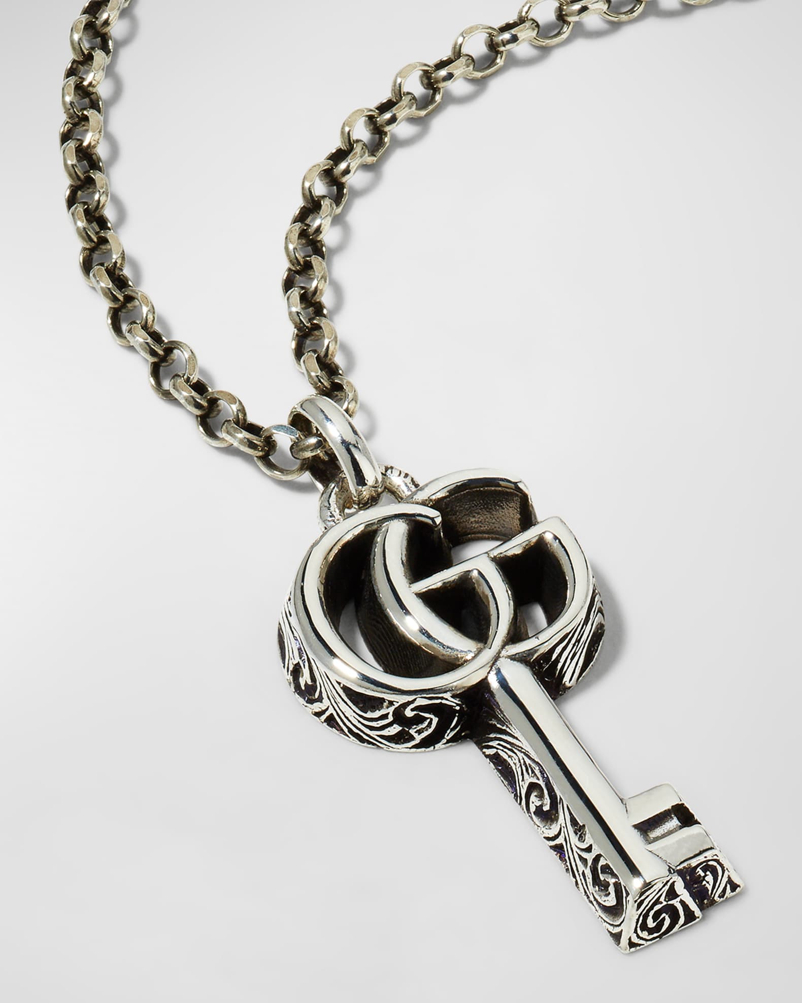 Gucci GG Marmont Key Pendant Necklace | Neiman Marcus
