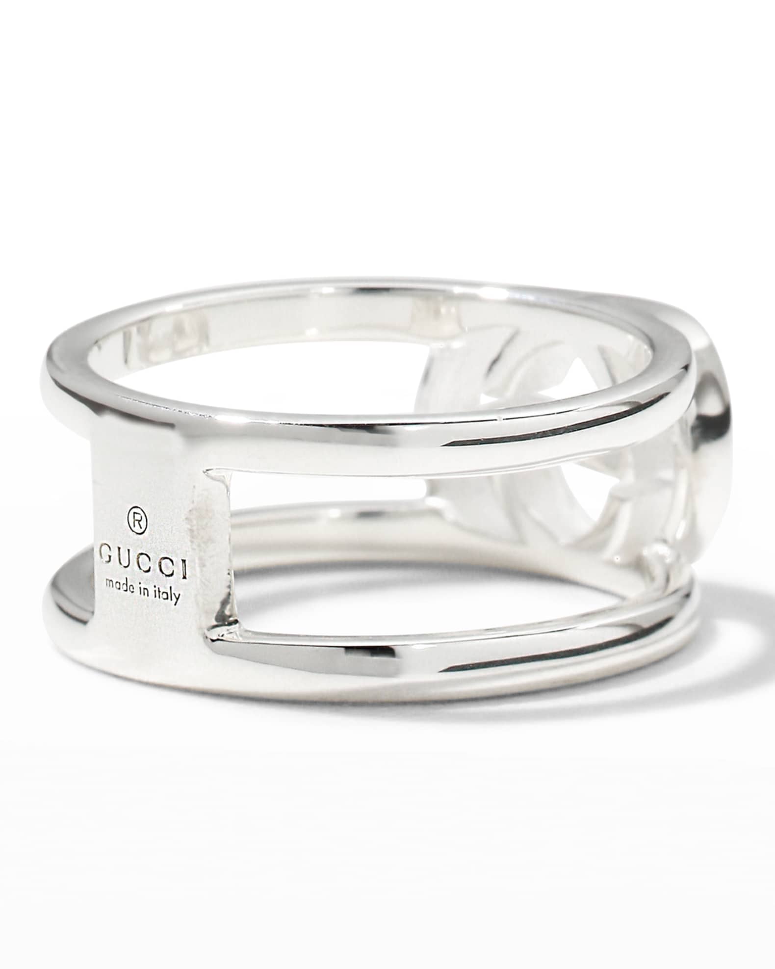 Gucci Interlocking G 9mm Ring Neiman Marcus