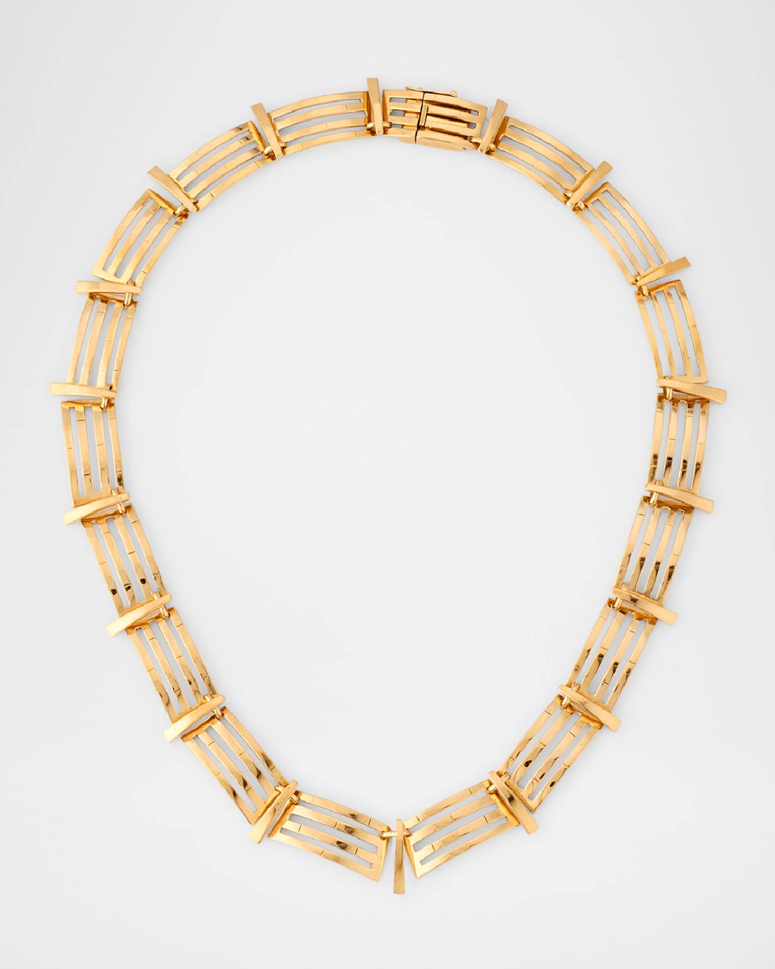 Estate Tiffany 14K Yellow Gold Link Necklace 0