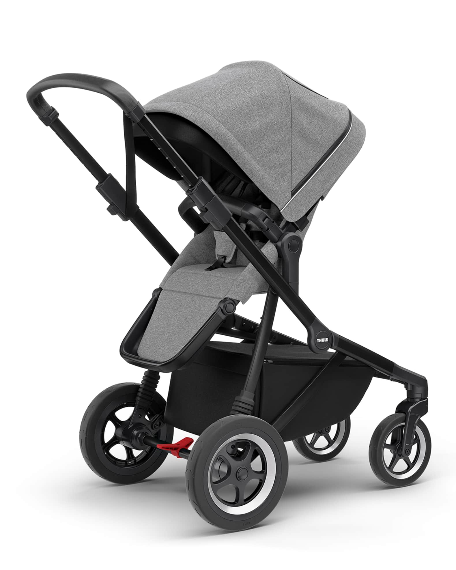 Thule Sleek Convertible Stroller Grey Melange Neiman Marcus
