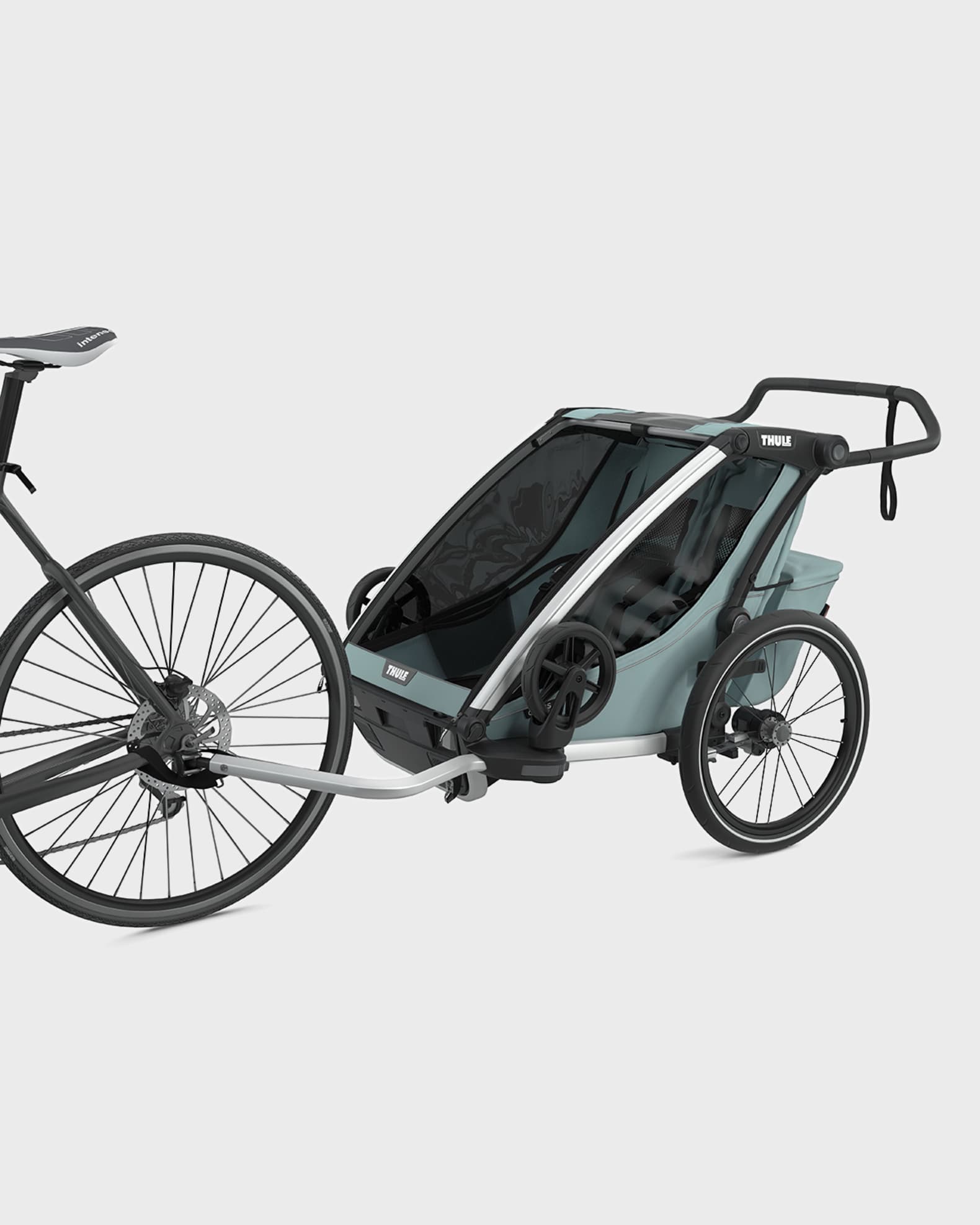 Thule double cheap chariot