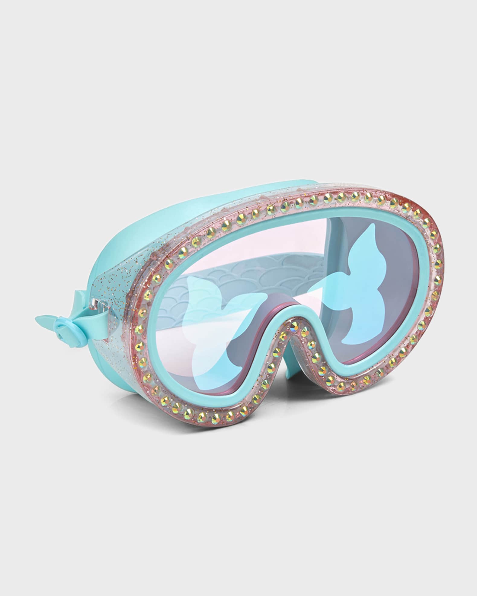 Bling2o Kid's Blue Sushi Rhinestone Swim/Snorkel Mask Goggles