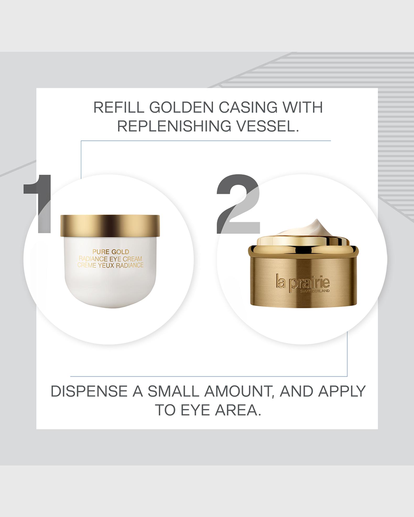 La Prairie Pure Gold Radiance Eye Cream Refill, 0.7 oz. | Neiman
