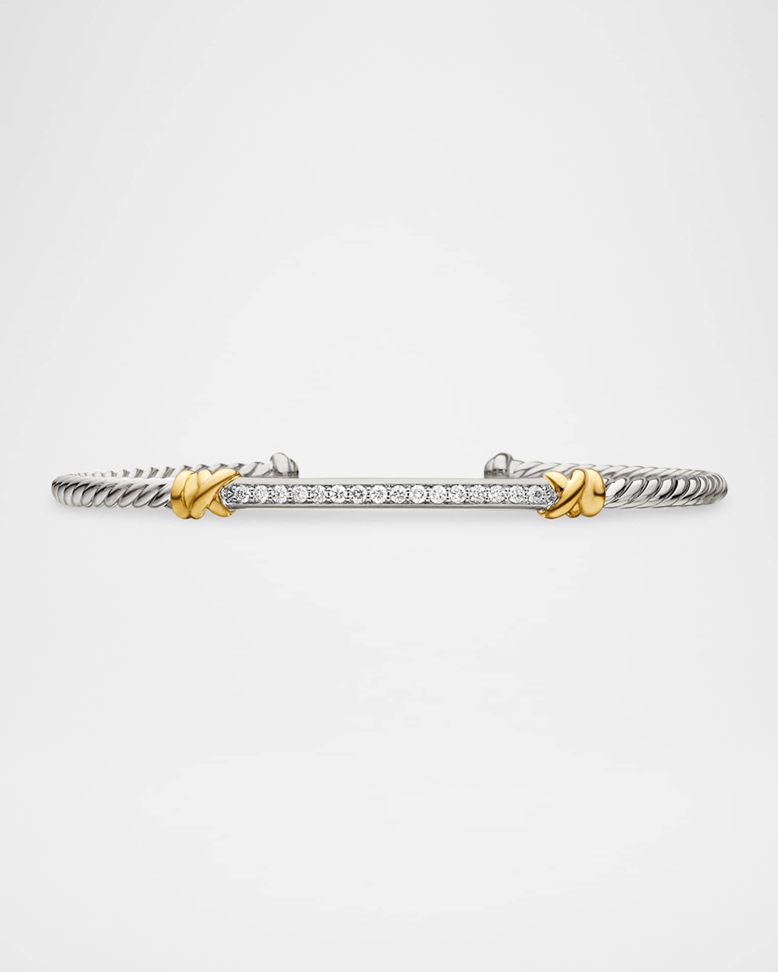 David Yurman Petite Helena 2-Station Bracelet with Diamonds