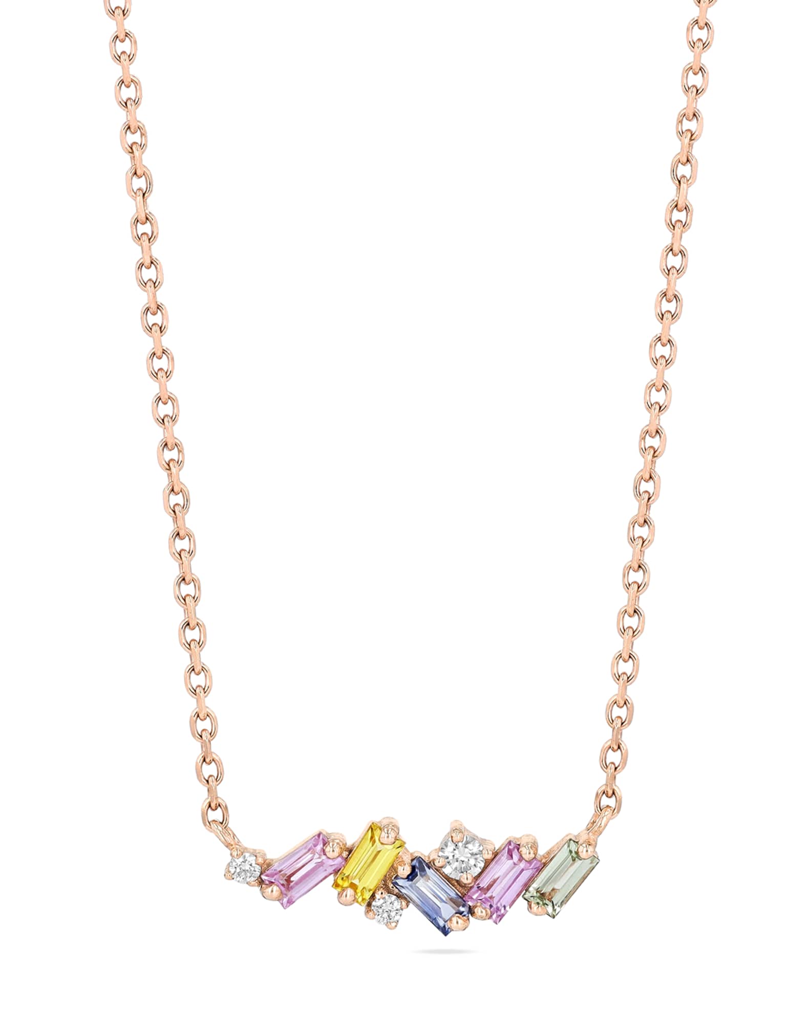 Suzanne Kalan Pastel Rainbow Fireworks Necklace | Neiman Marcus