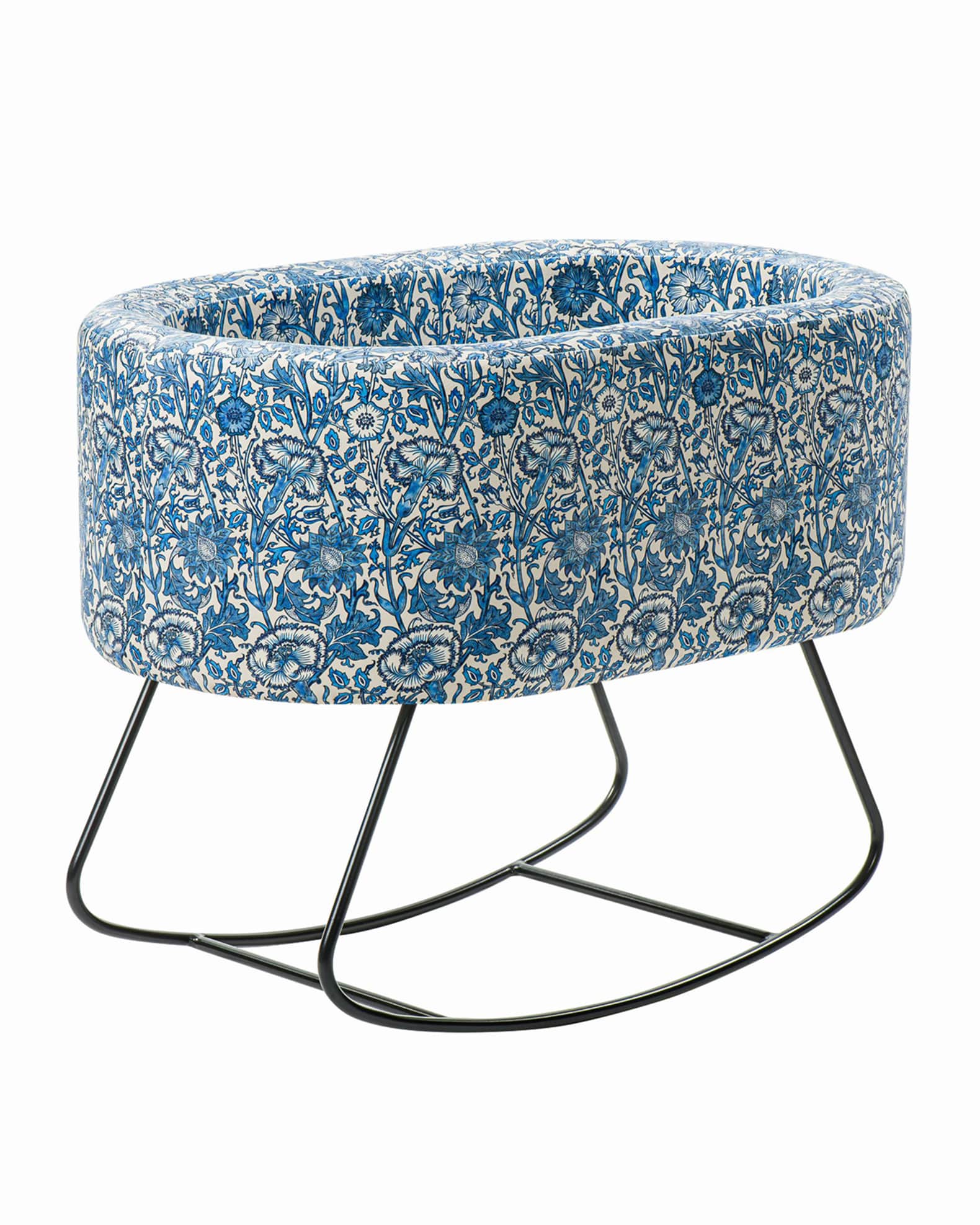 Aristot Printed Bassinet with Dondolo Base | Neiman Marcus