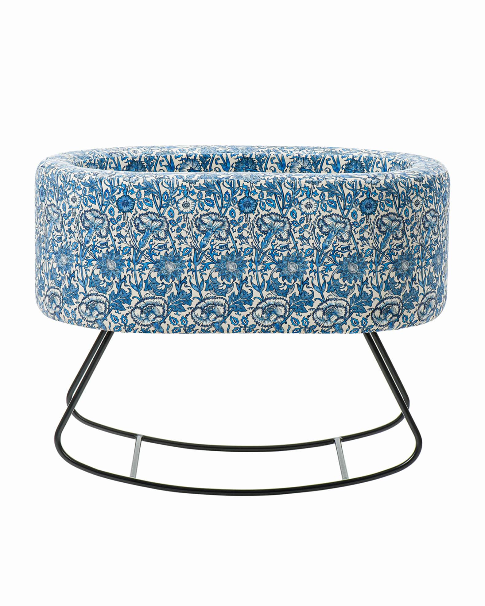 Aristot Printed Bassinet with Dondolo Base | Neiman Marcus
