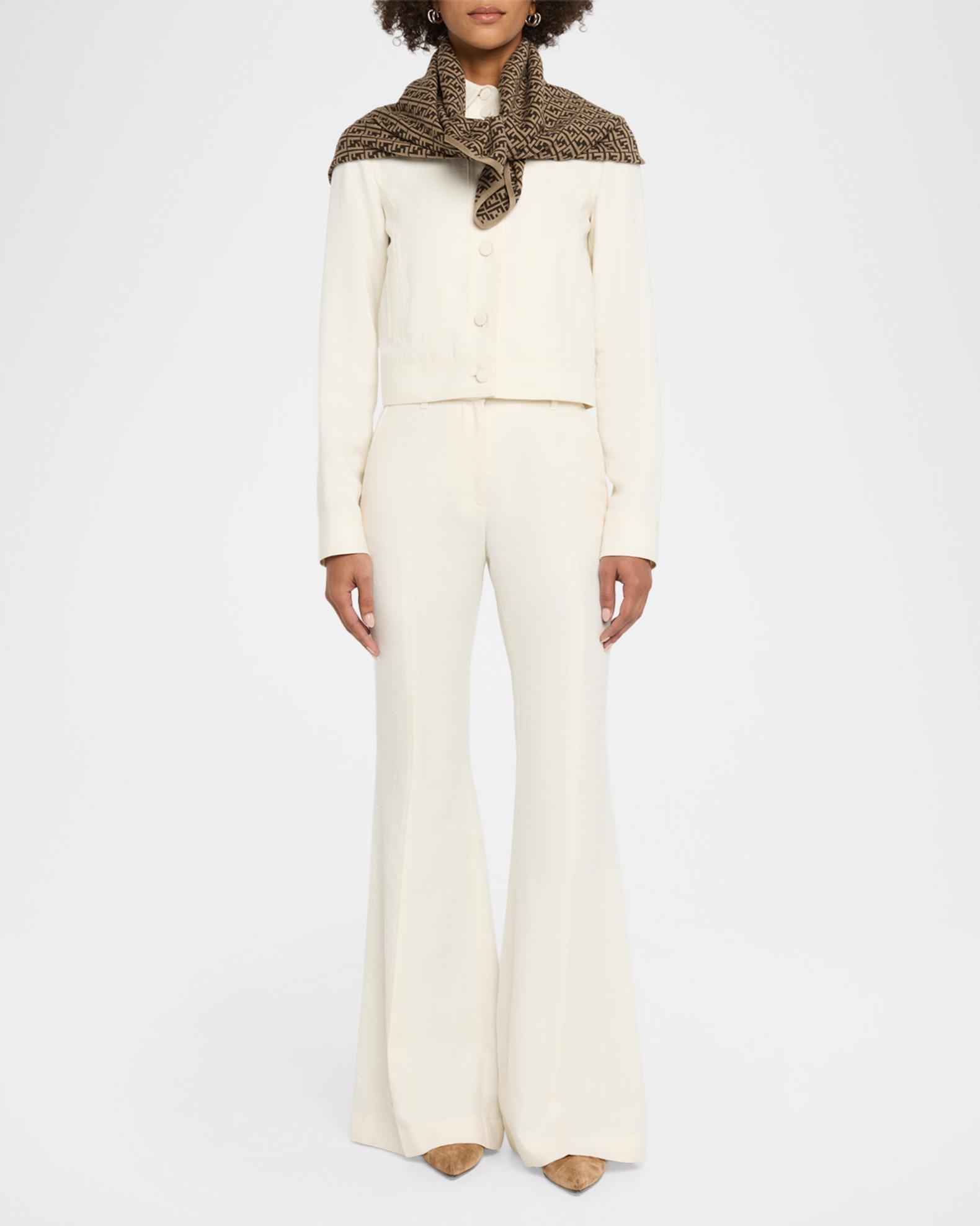 Fendi Allover FF Logo Jacquard Baby Blanket | Neiman Marcus