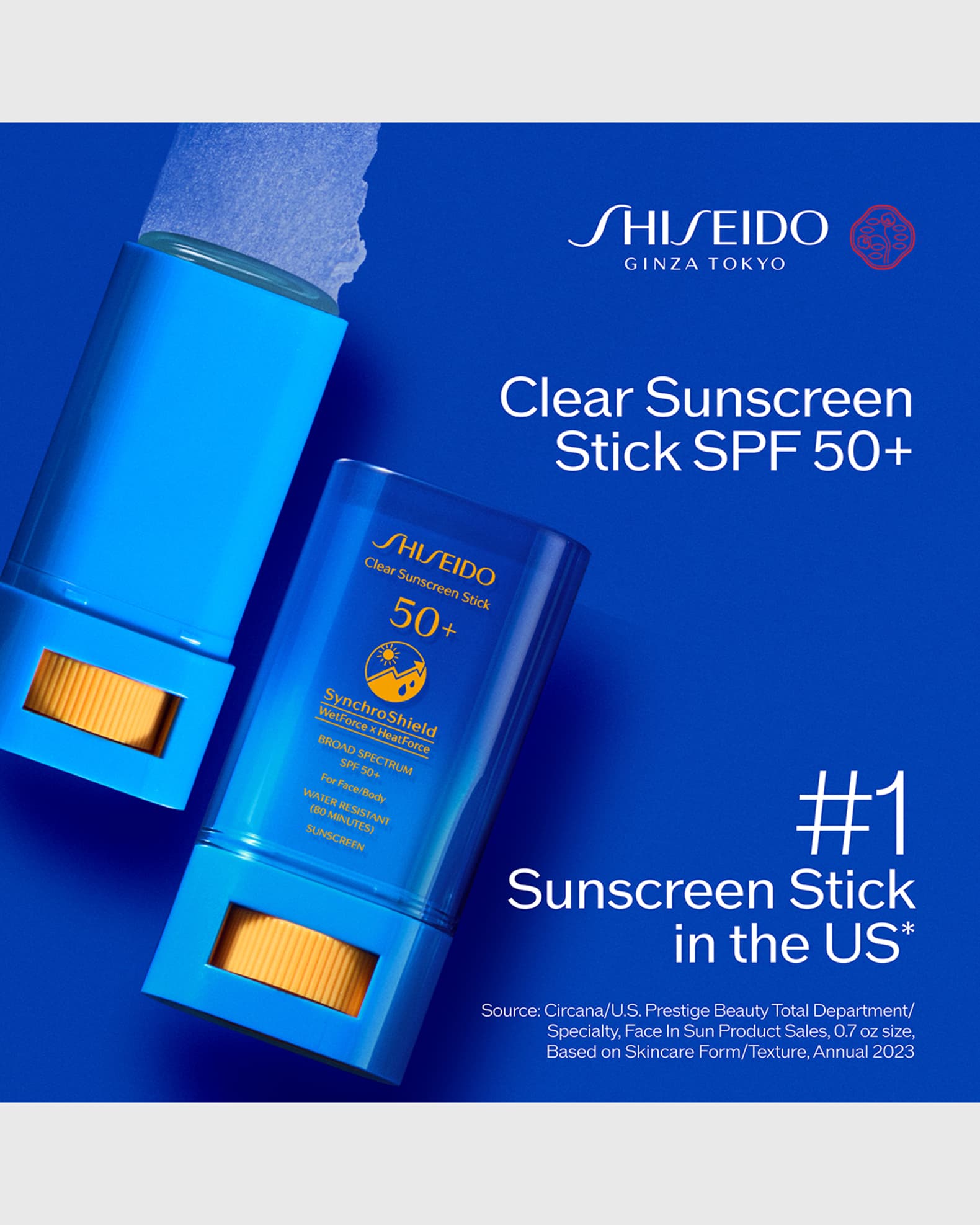 Shiseido Clear Sunscreen Stick SPF 50+ | Neiman Marcus