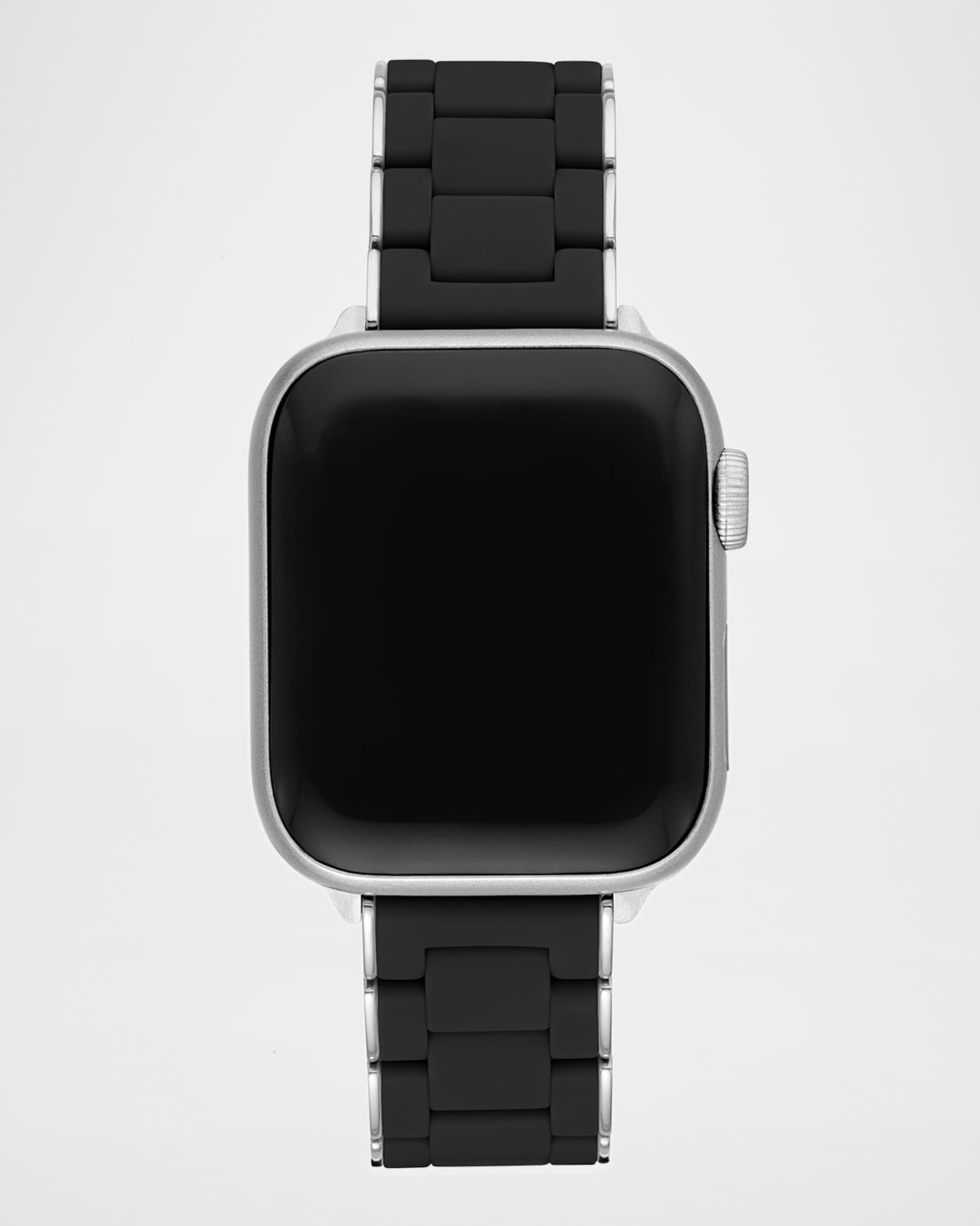 MICHELE Silicone Wrapped Stainless Steel Apple Watch Bracelet Neiman Marcus