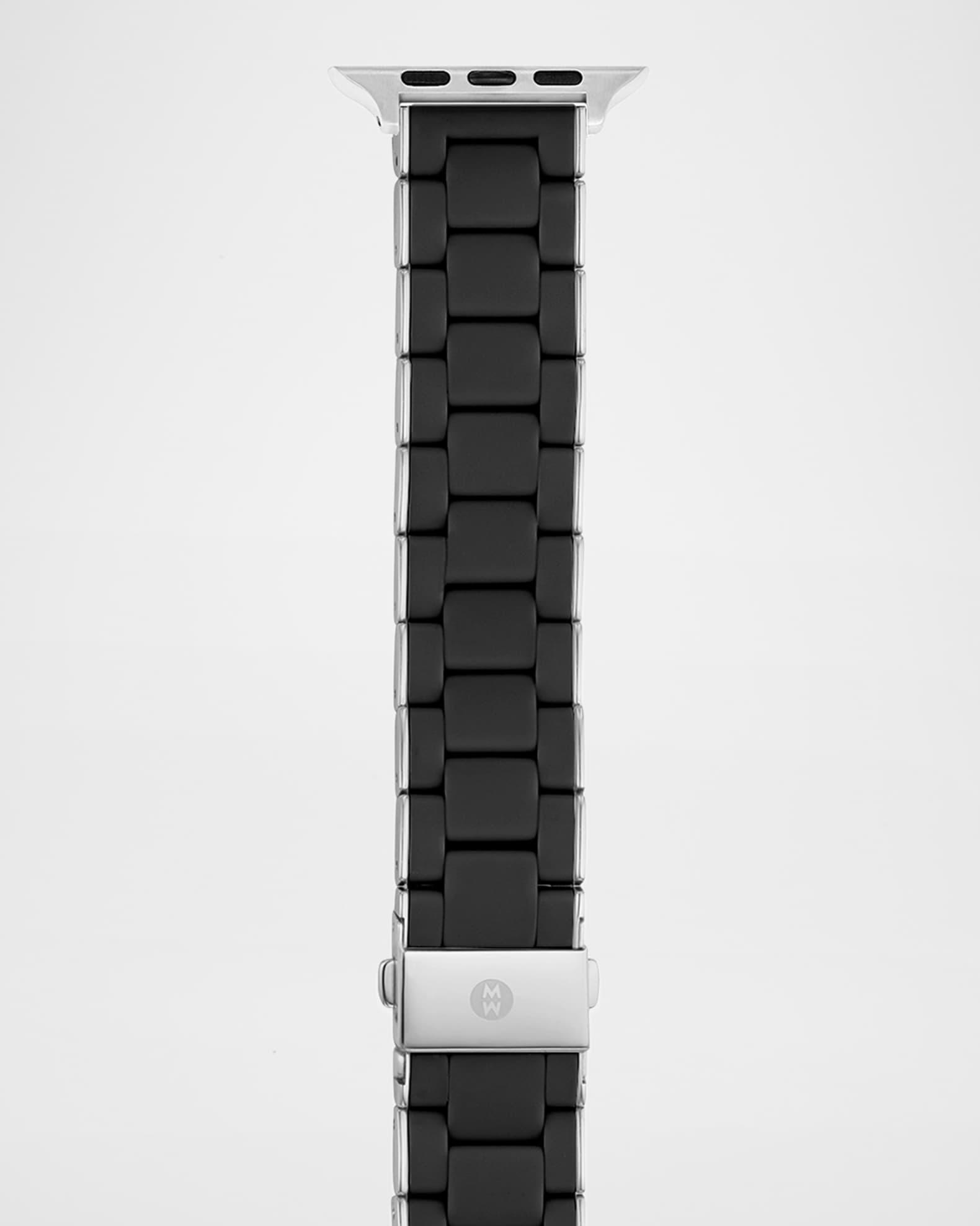 MICHELE Silicone Wrapped Stainless Steel Apple Watch Bracelet Neiman