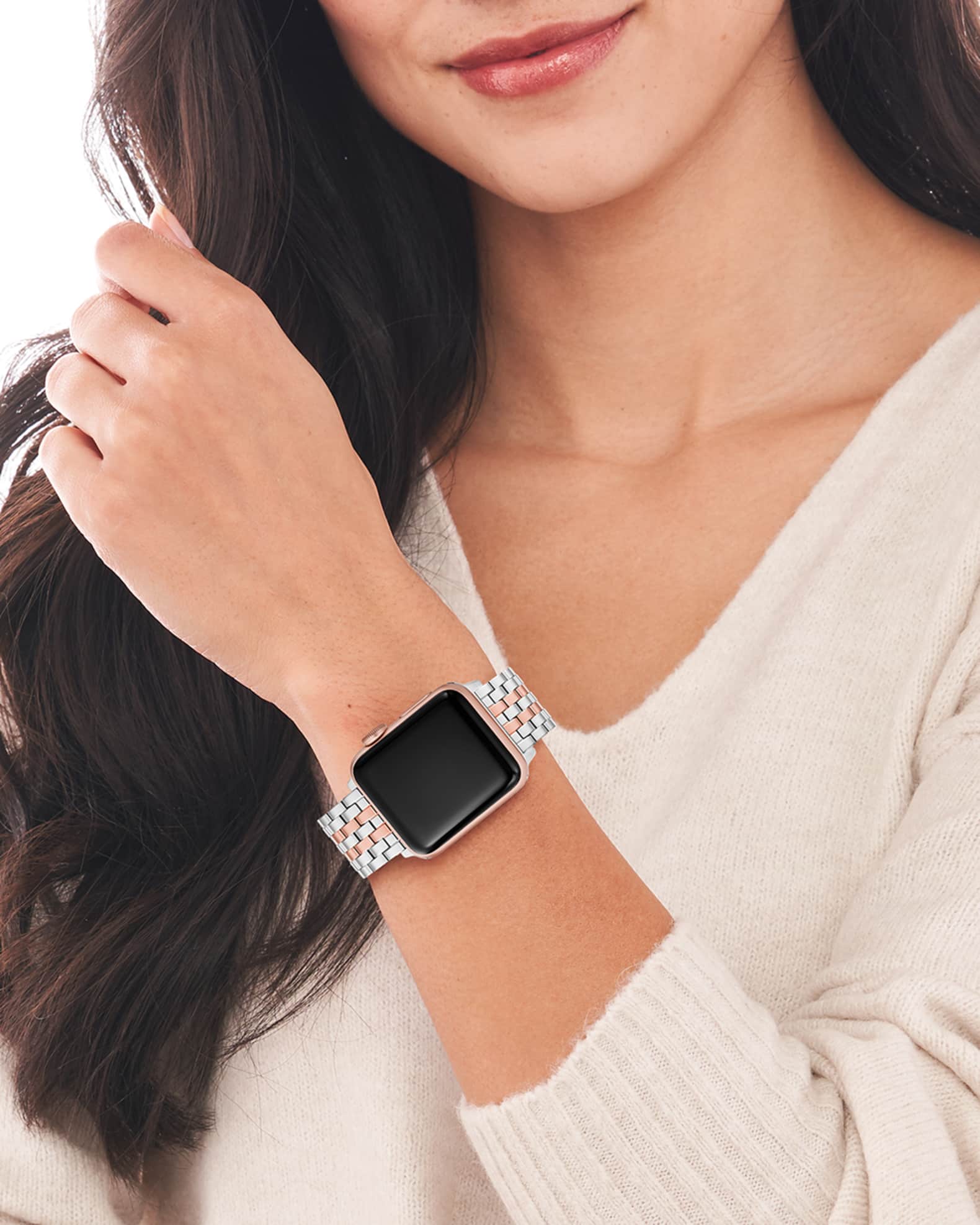 Rose gold apple watch bracelet discount