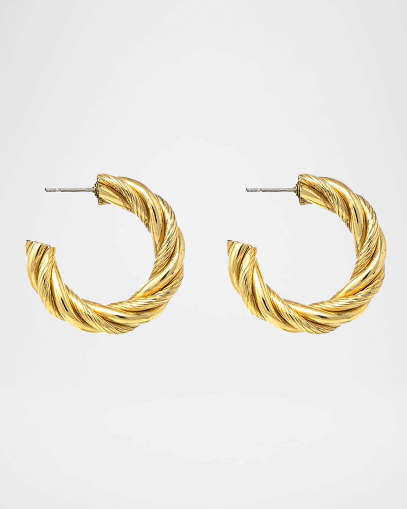 Gold Hoop Earrings 0