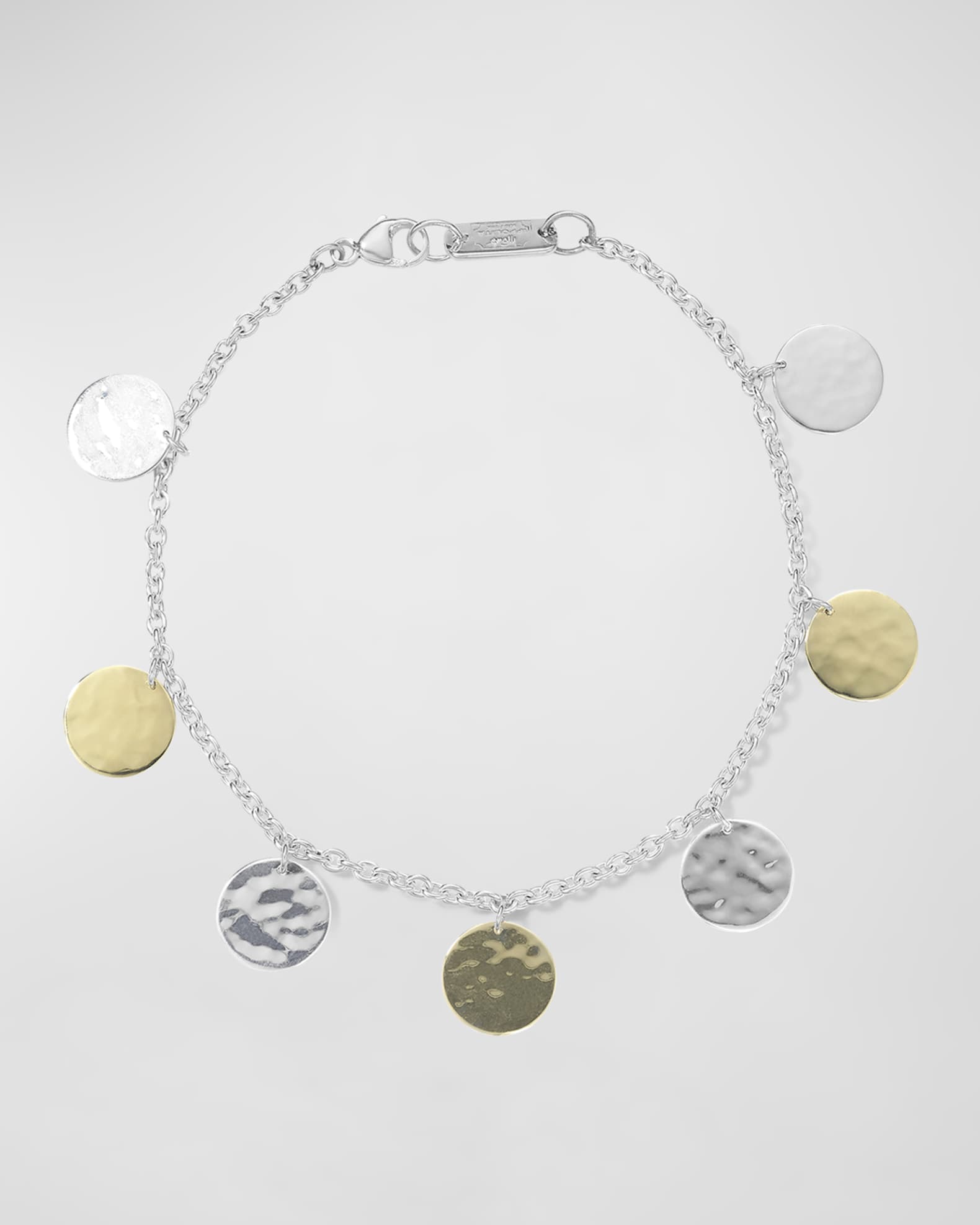 Hammered Paillette Bracelet in Chimera 0