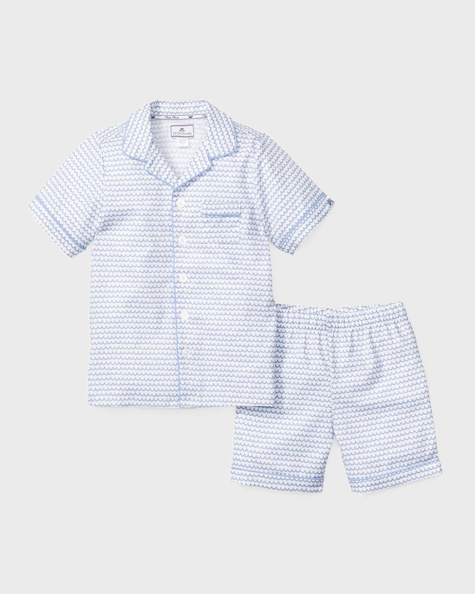 Petite Plume Kid's La Mer Classic Pajama Shorts Set, Size 6M-14 ...