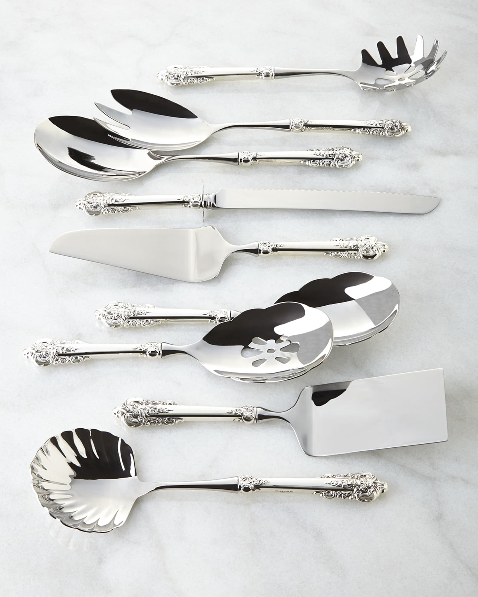 Sterling silver grand baroque sale