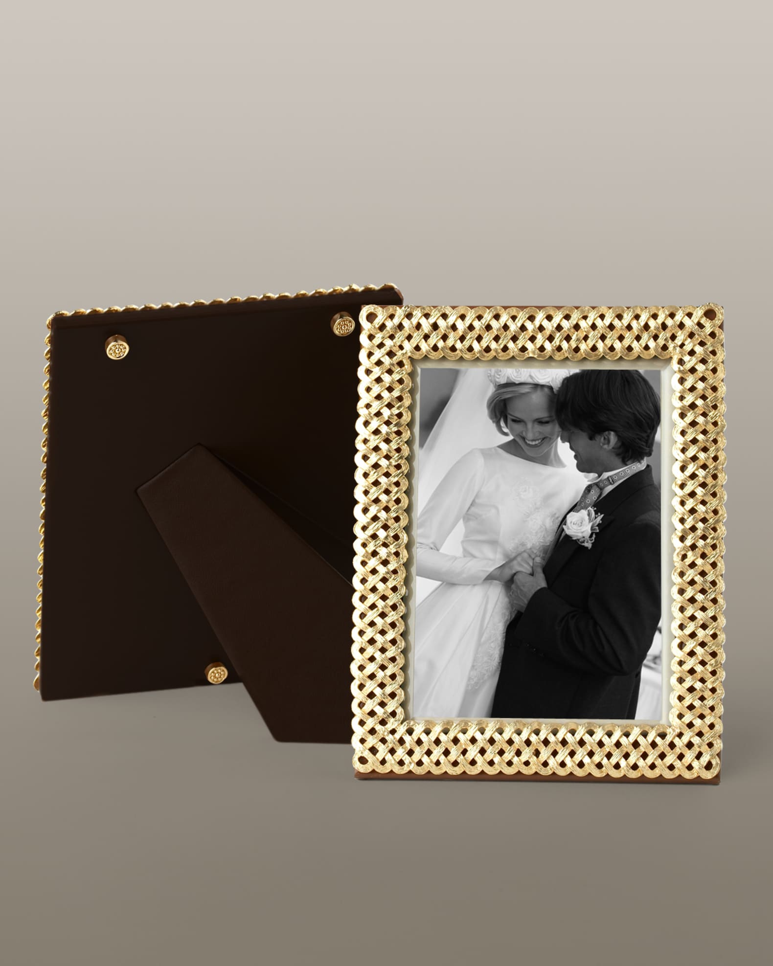 Gold Braid Frames Neiman Marcus