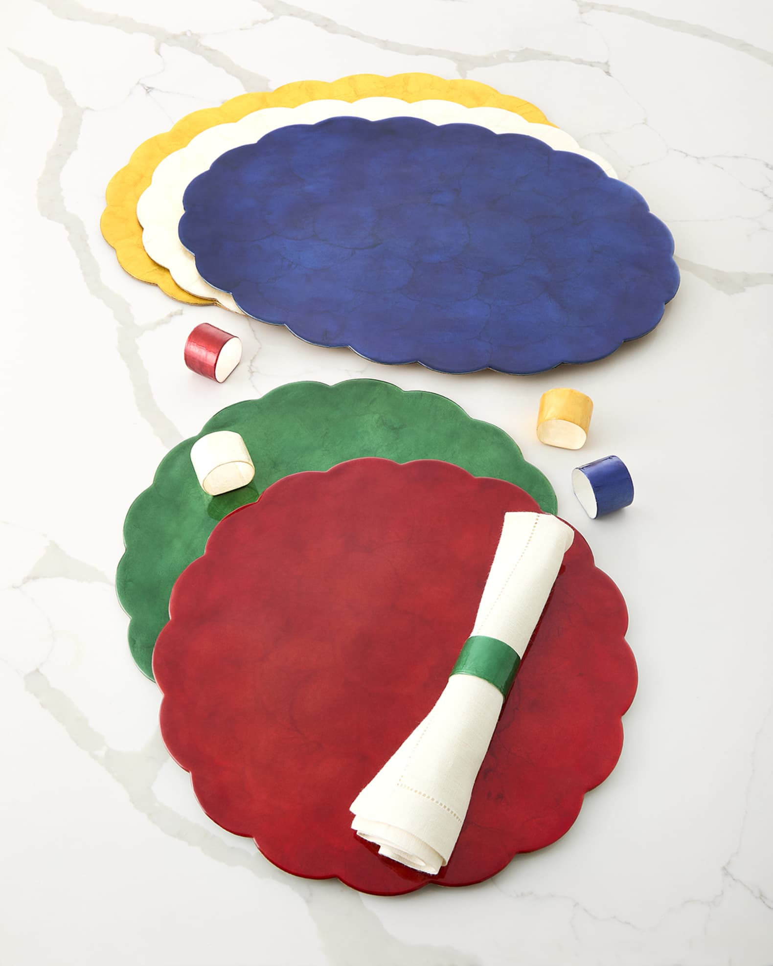 Capiz Shell Table Linens Collection Neiman Marcus