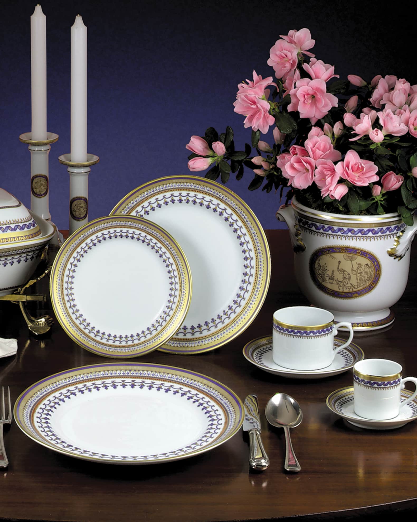Chinoise Blue Dinner Plate 1