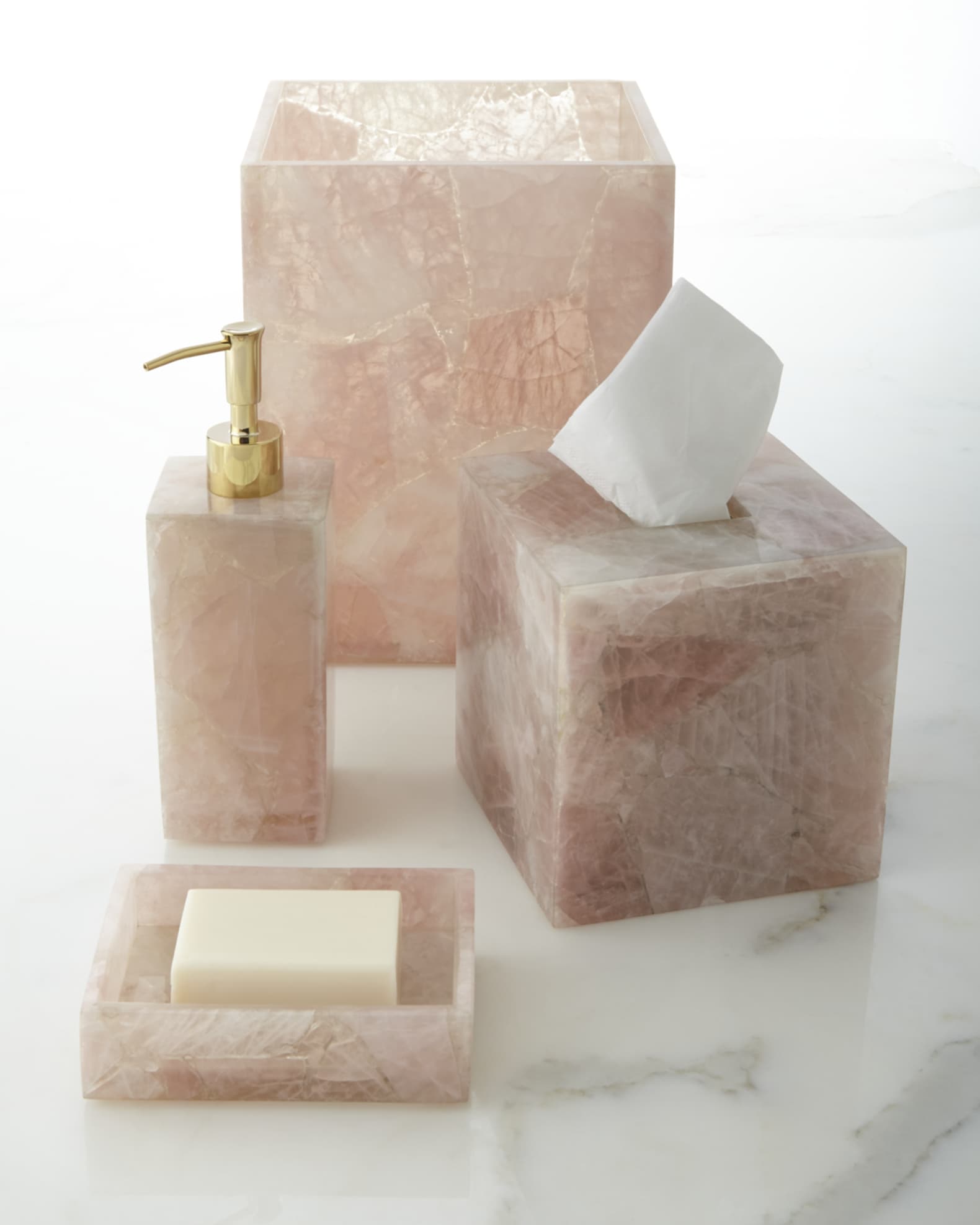 Rose Quartz Bath Accessories Collection Neiman Marcus