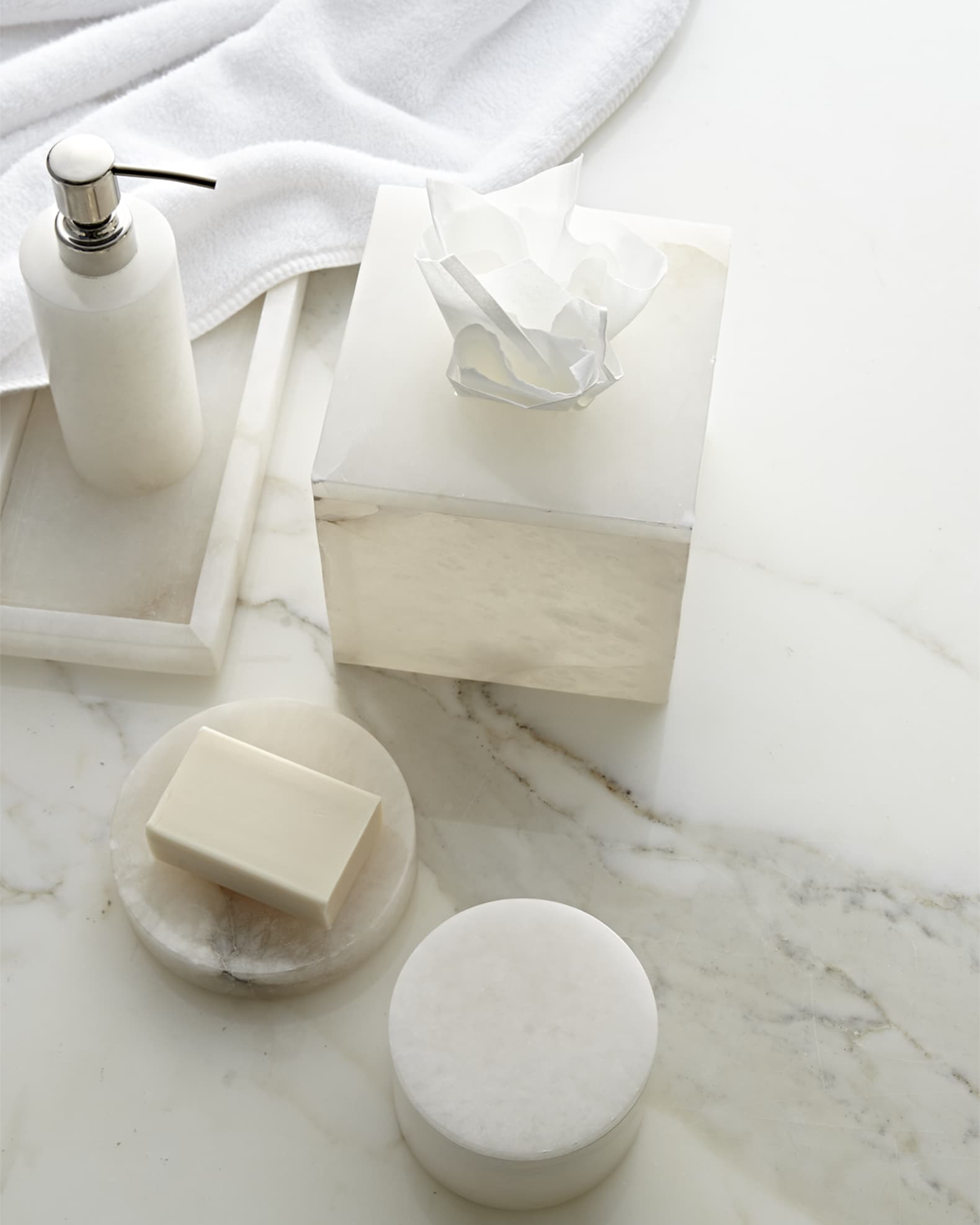 Alabaster Bath Accessories Collection Neiman Marcus