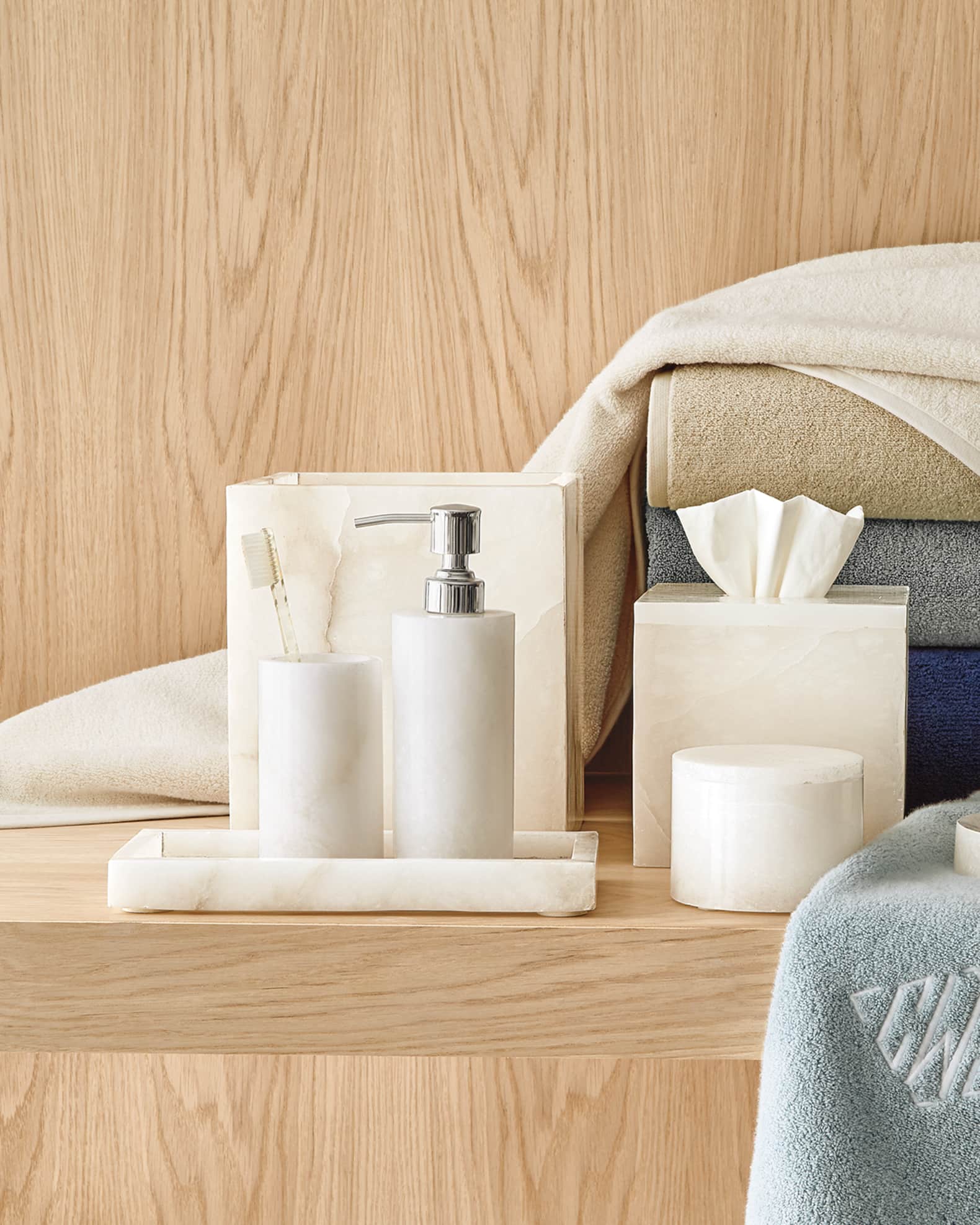 Alabaster Bath Accessories Collection Neiman Marcus
