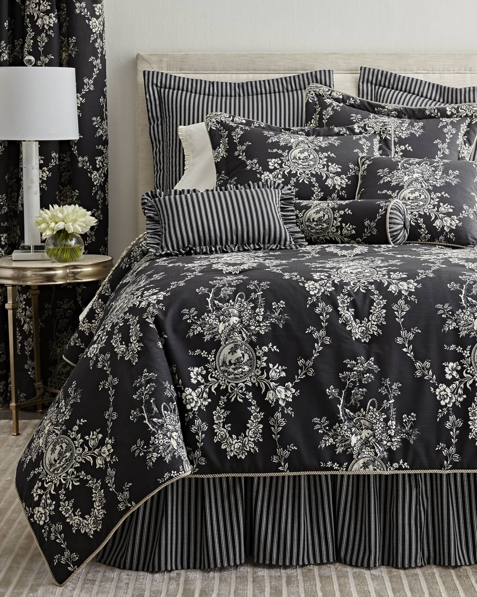 Toile blanket best sale