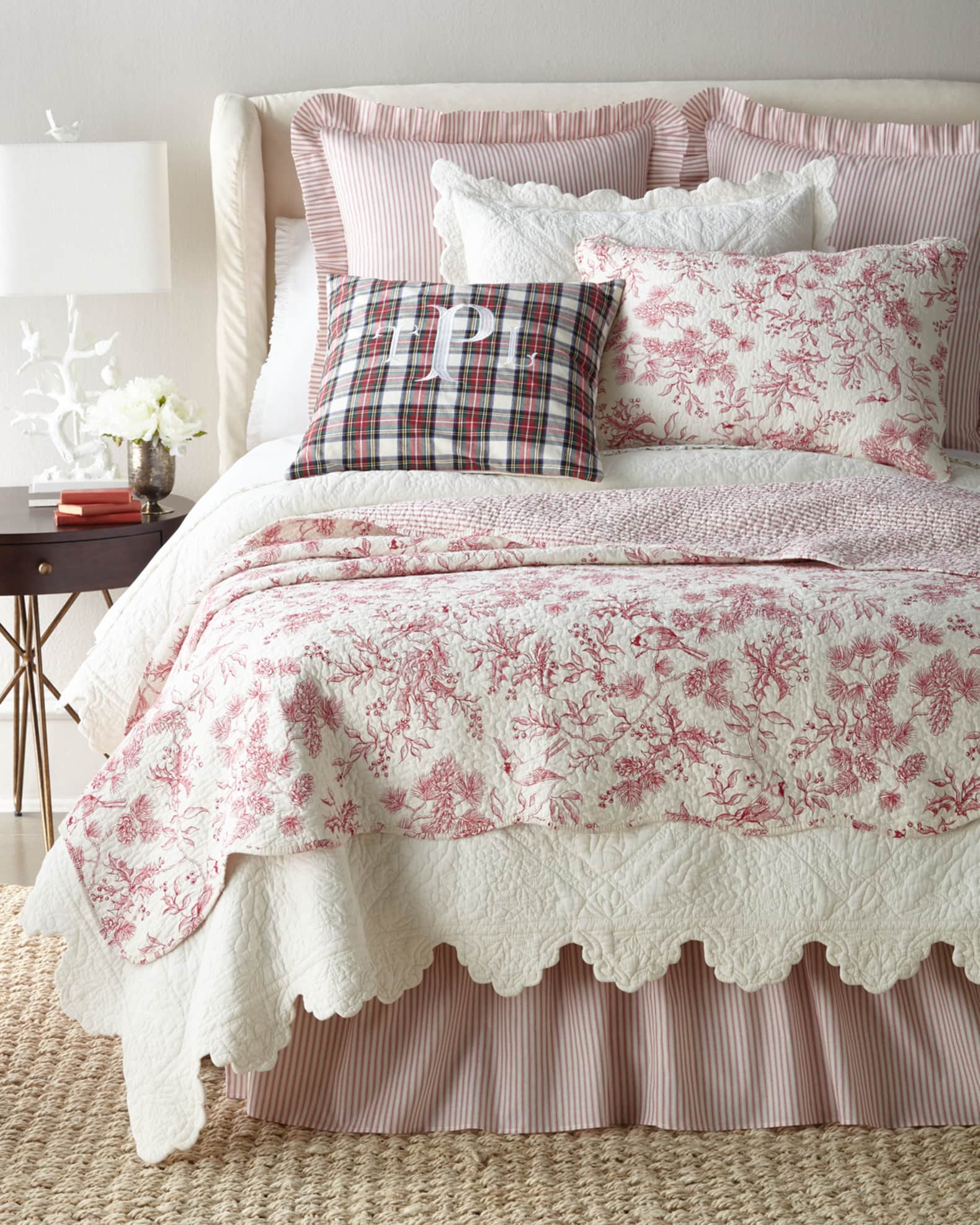 King Zella Quilted Dust Skirt 1