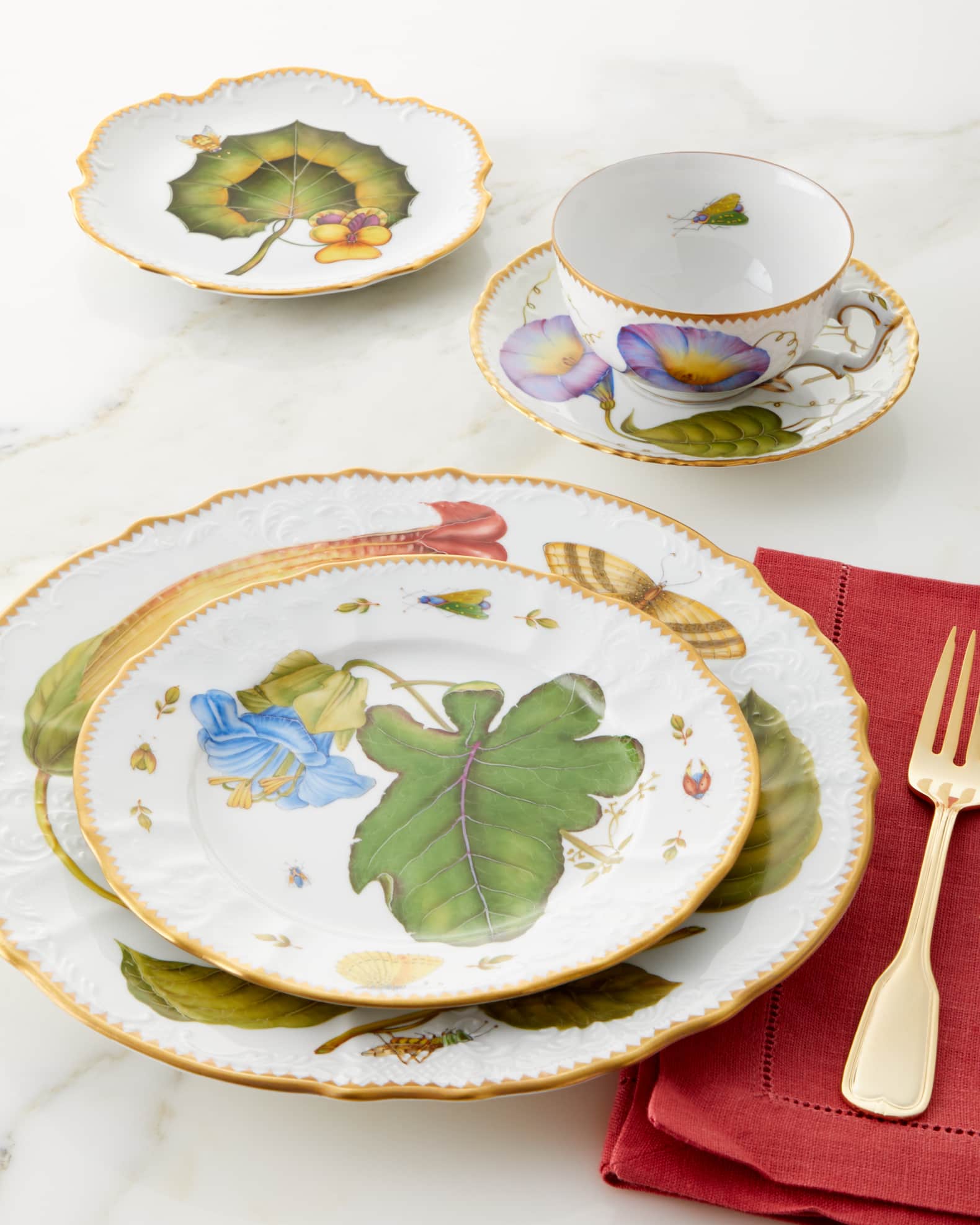 Treasure Garden Salad Plate 1