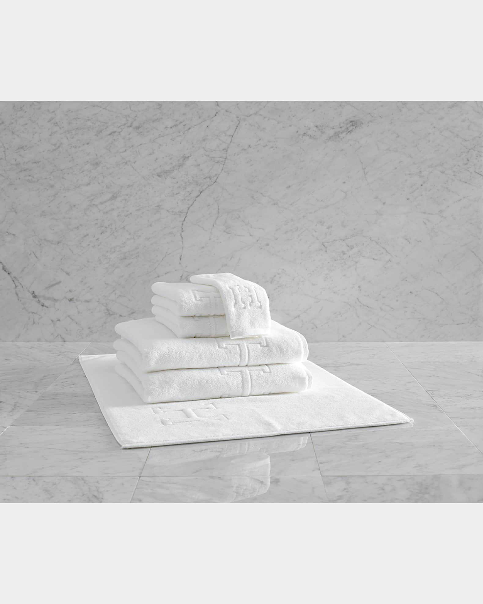 Matouk Auberge Initial Towels - Jane Leslie and Co.