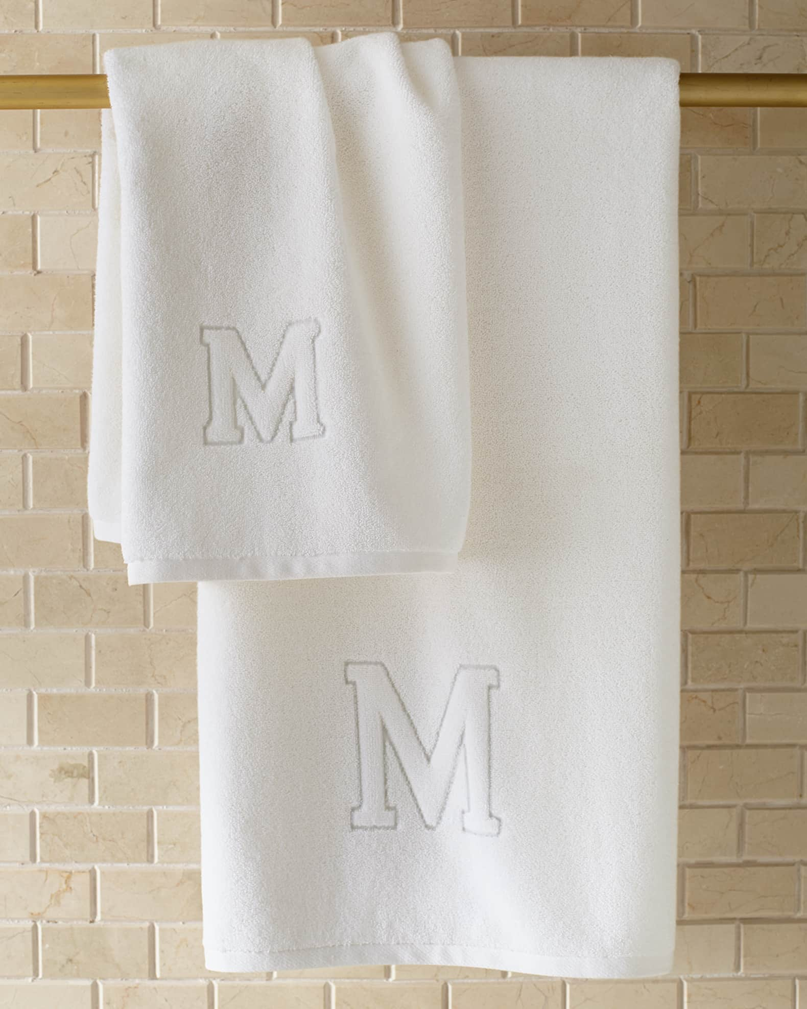 Clearance Pre-Monogrammed Bath Towels