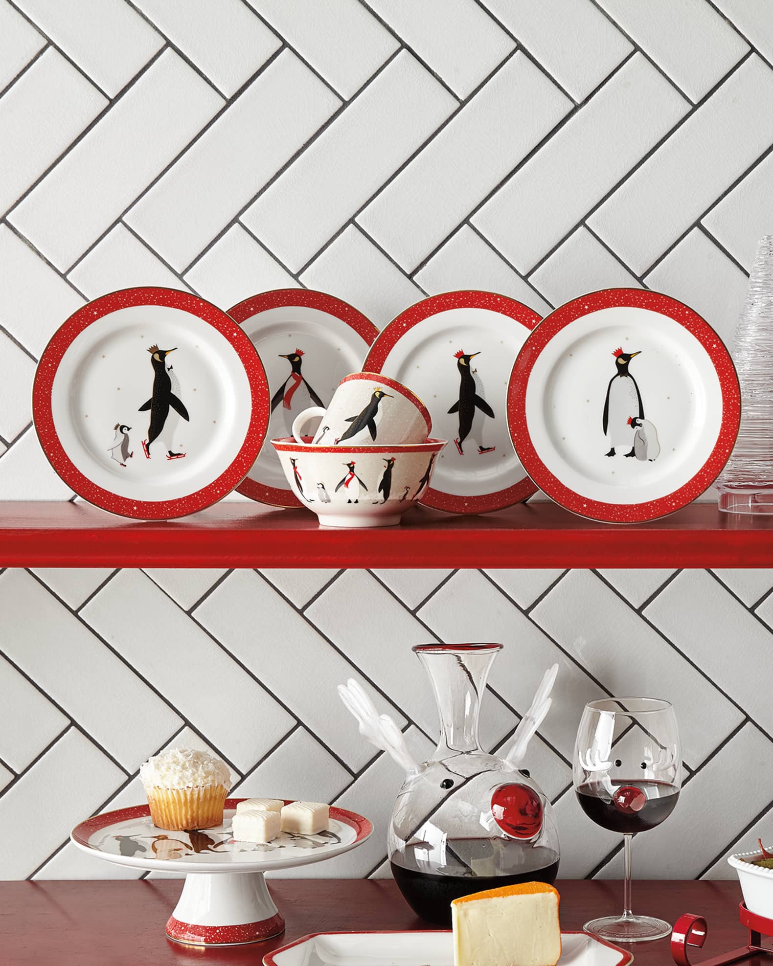 Red Penguin Collection Neiman Marcus