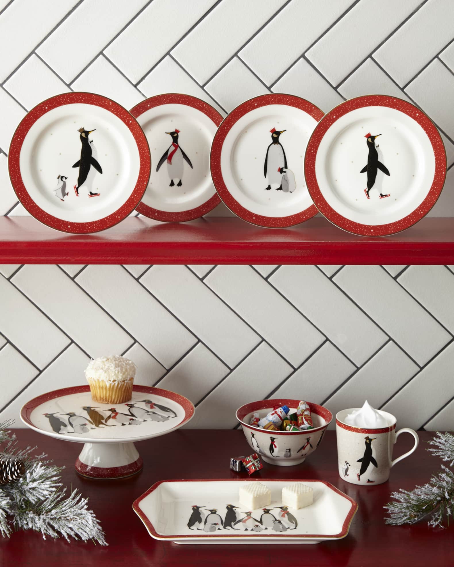 Red Penguin Collection Neiman Marcus
