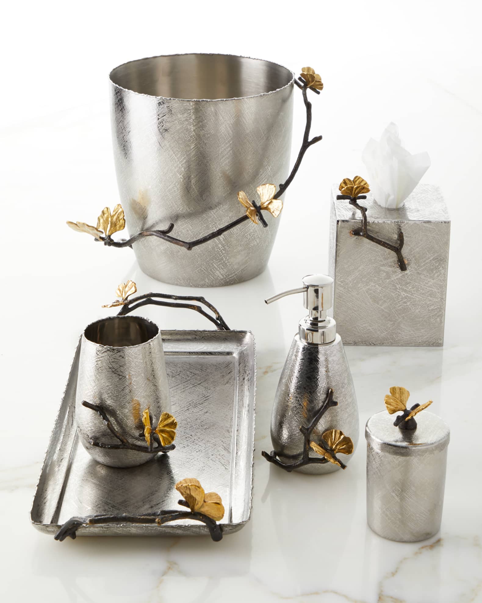 Butterfly Ginkgo Tissue Box Holder 1