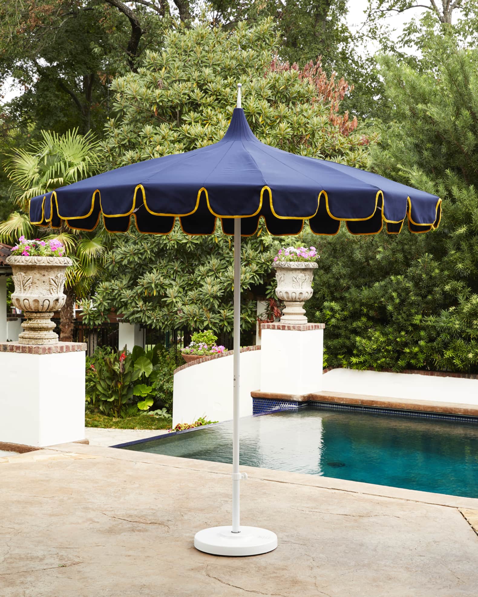 10 offset patio umbrella w solar lights green 10 Ft. Solar Power Lighted Patio Umbrella with Base Stand - On Sale -  Overstock
