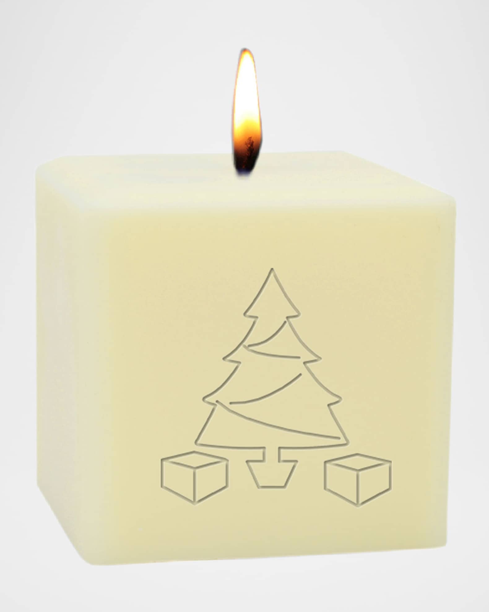 3" Eco-Luxury Christmas Tree Soy Candle 1