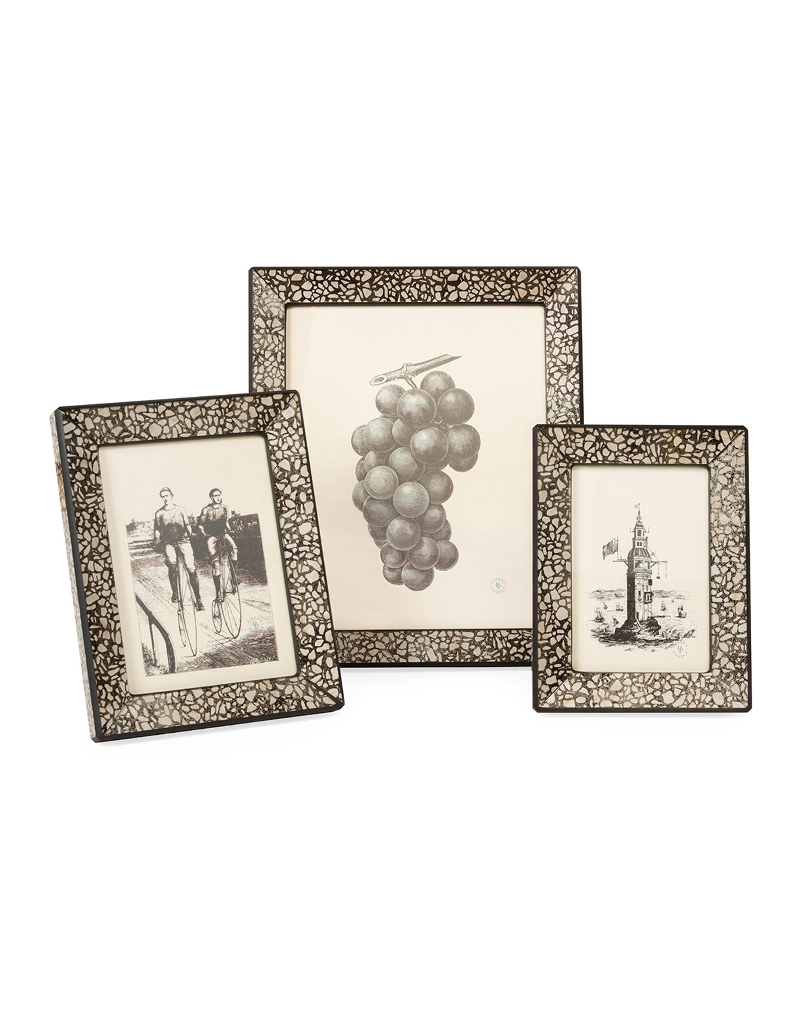 Solana Dark Pebble Picture Frame Collection | Neiman Marcus