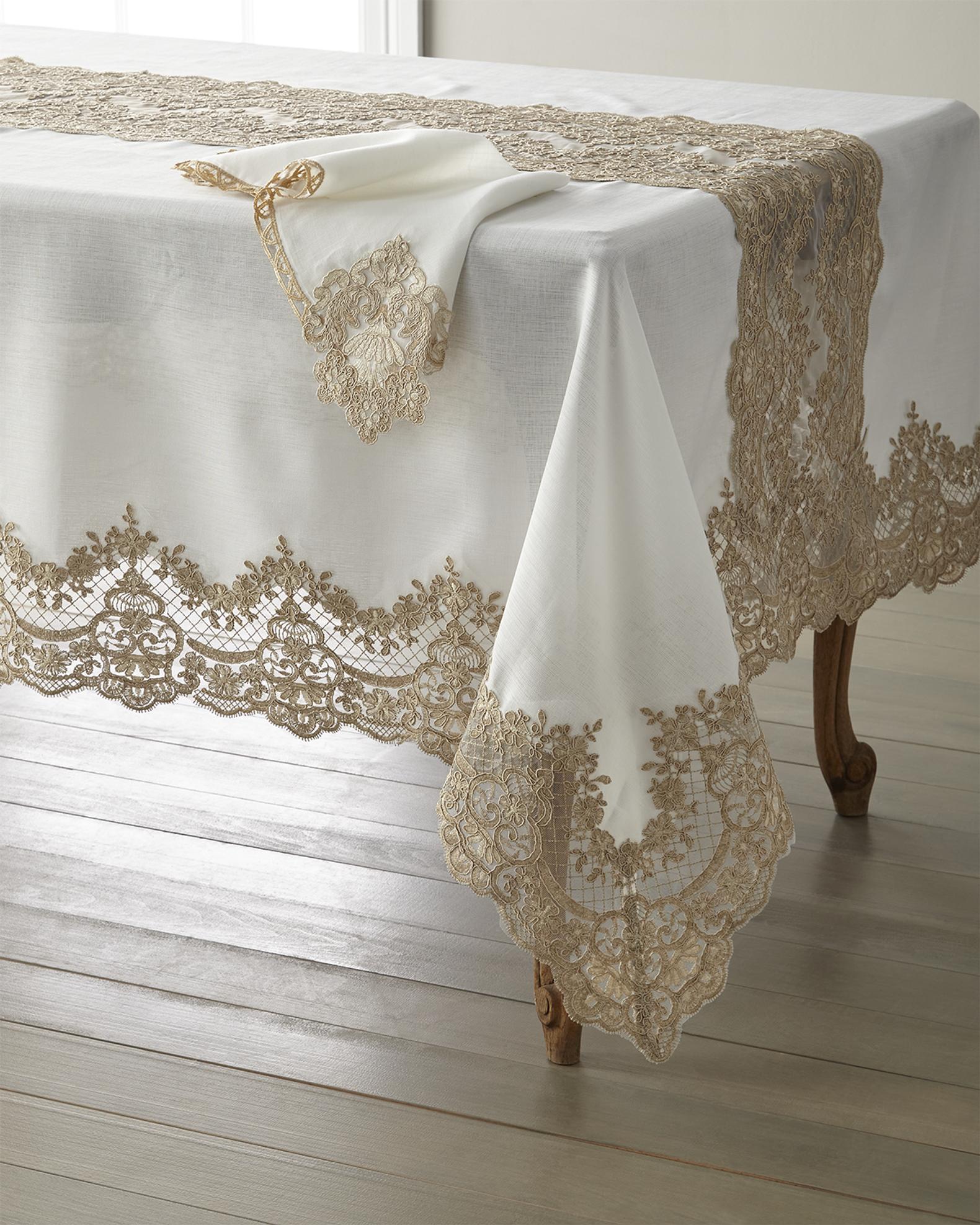 Antique Lace Table Linens Collection | Neiman Marcus