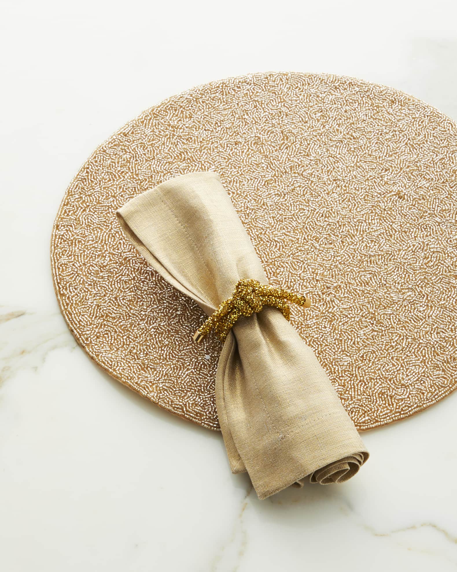Metallic Linen Napkin 1
