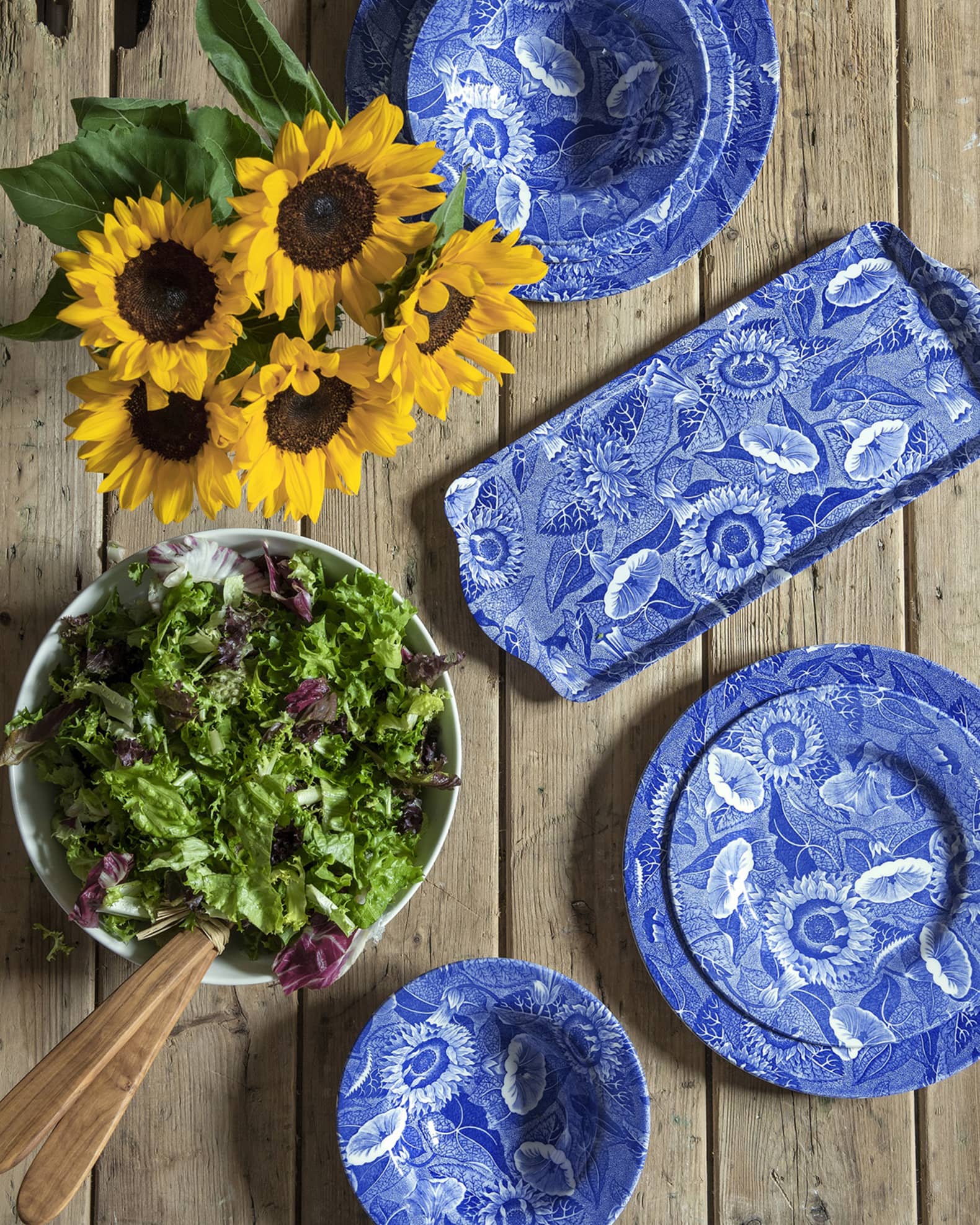 Sunflower dinnerware sale