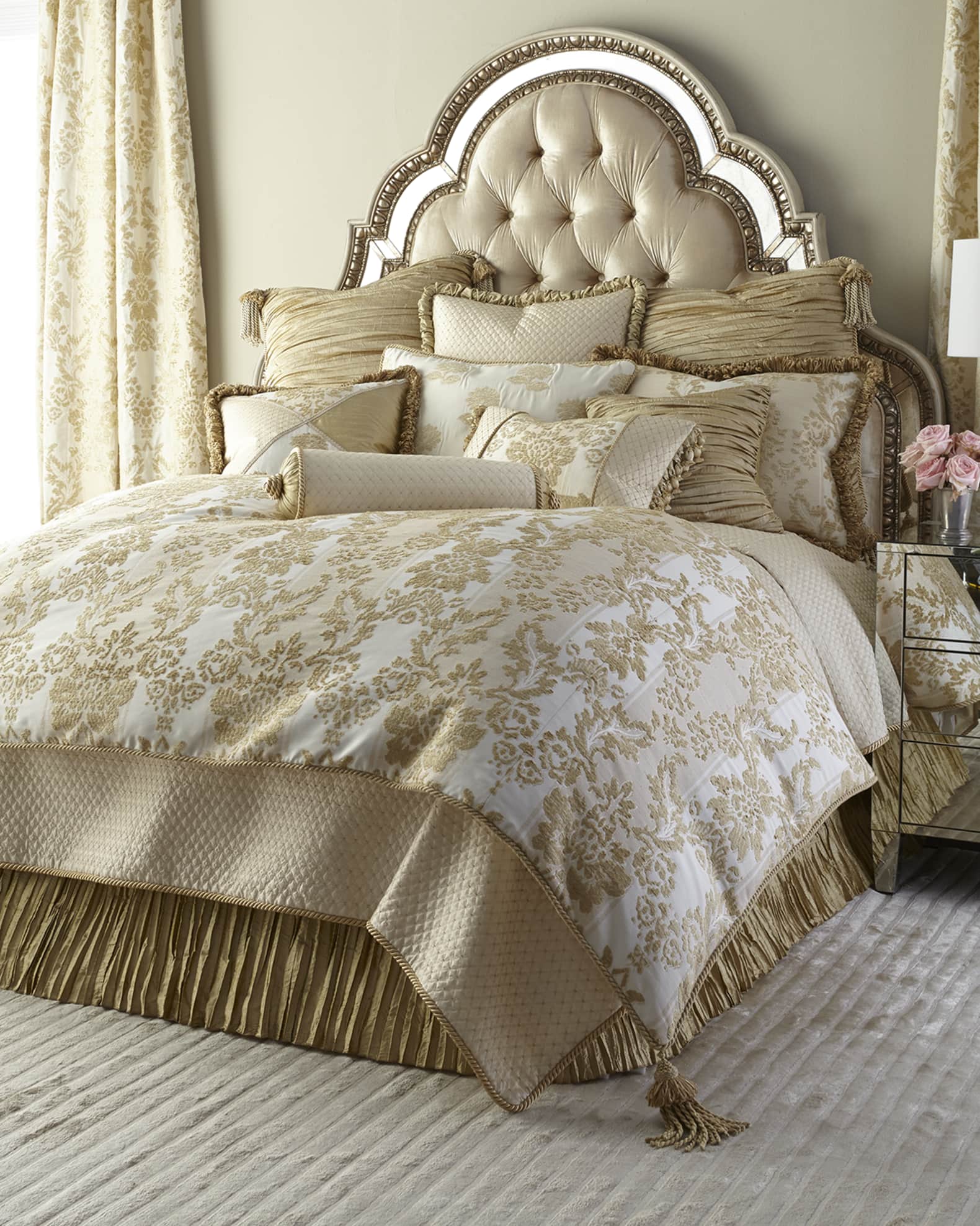 Antoinette Diamond-Stitch Coverlet 1