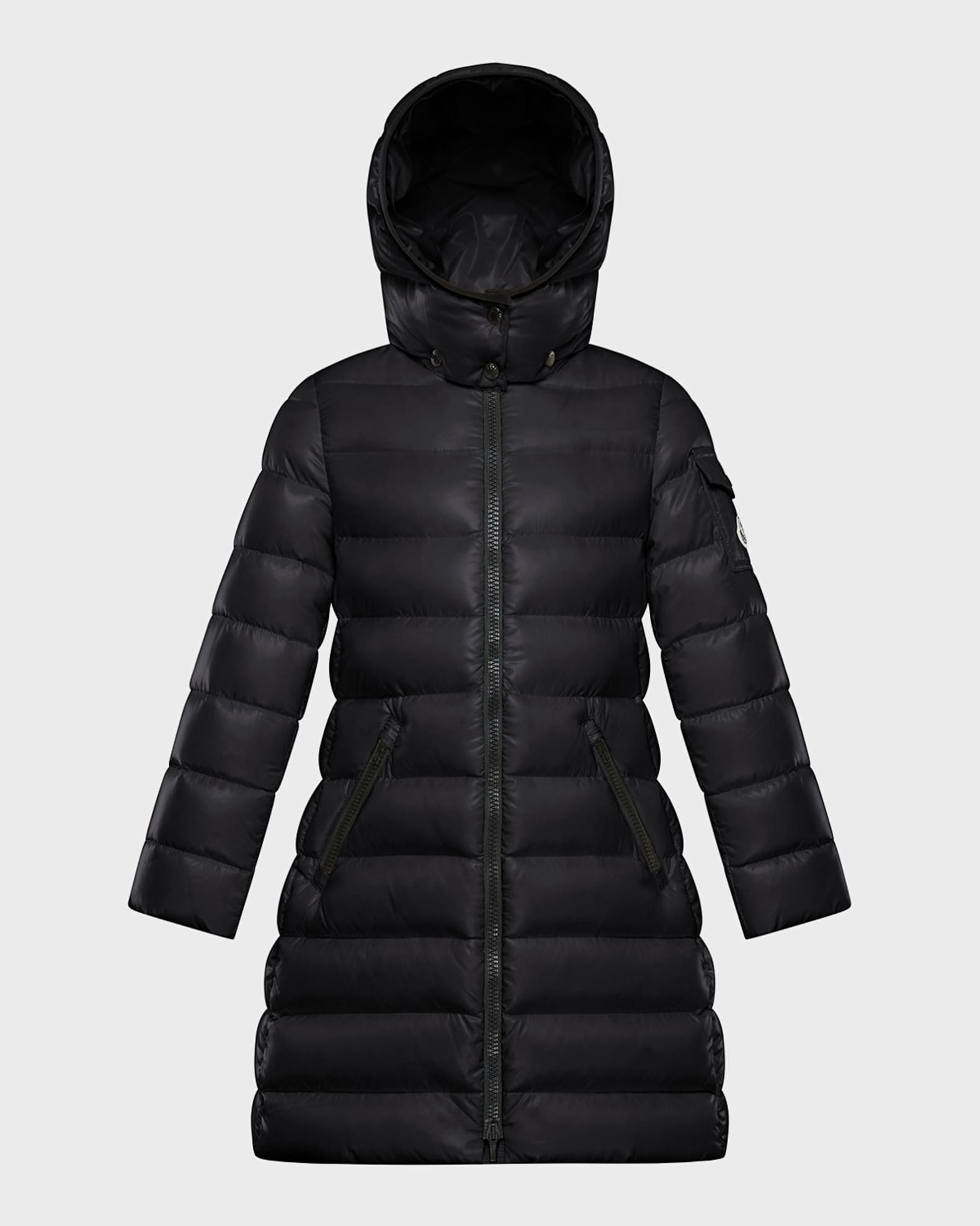 Girl s Moka Quilted Long Jackets Neiman Marcus