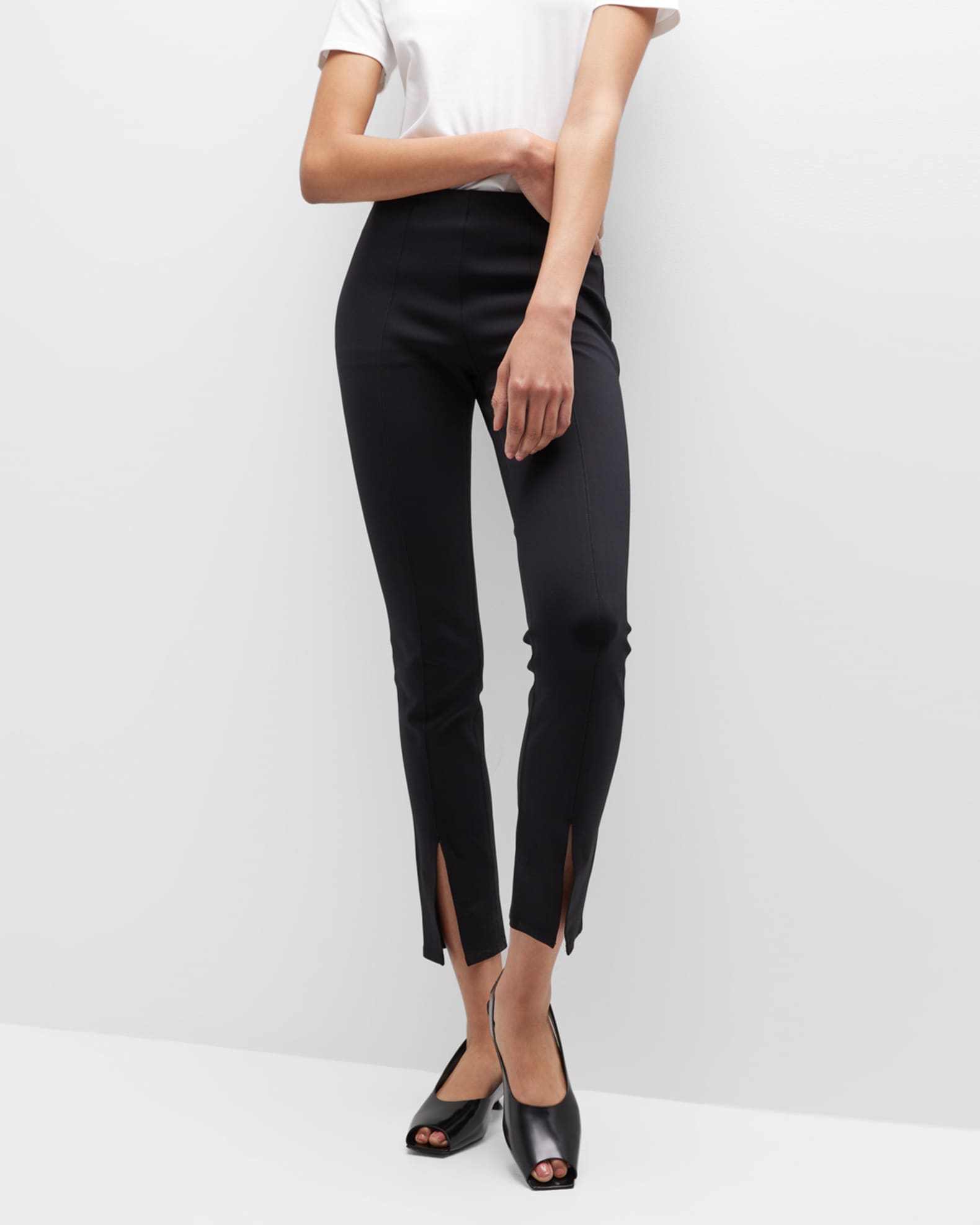 Slit hem leggings - Woman