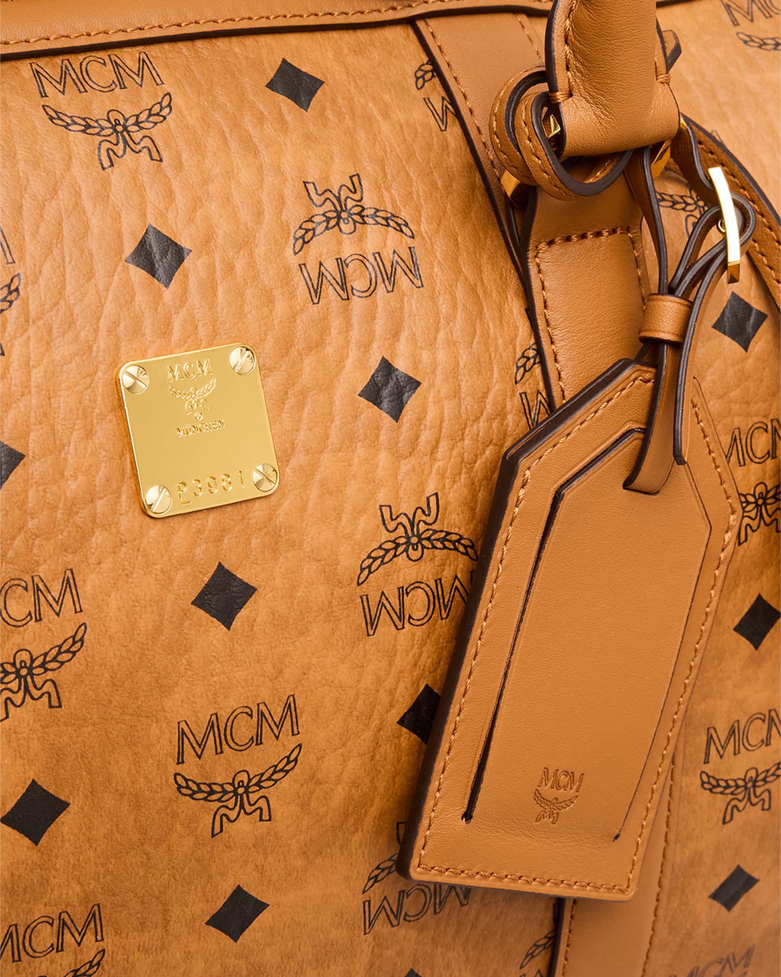 MCM Men's Ottomar Visetos Weekender Duffel Bag | Neiman Marcus