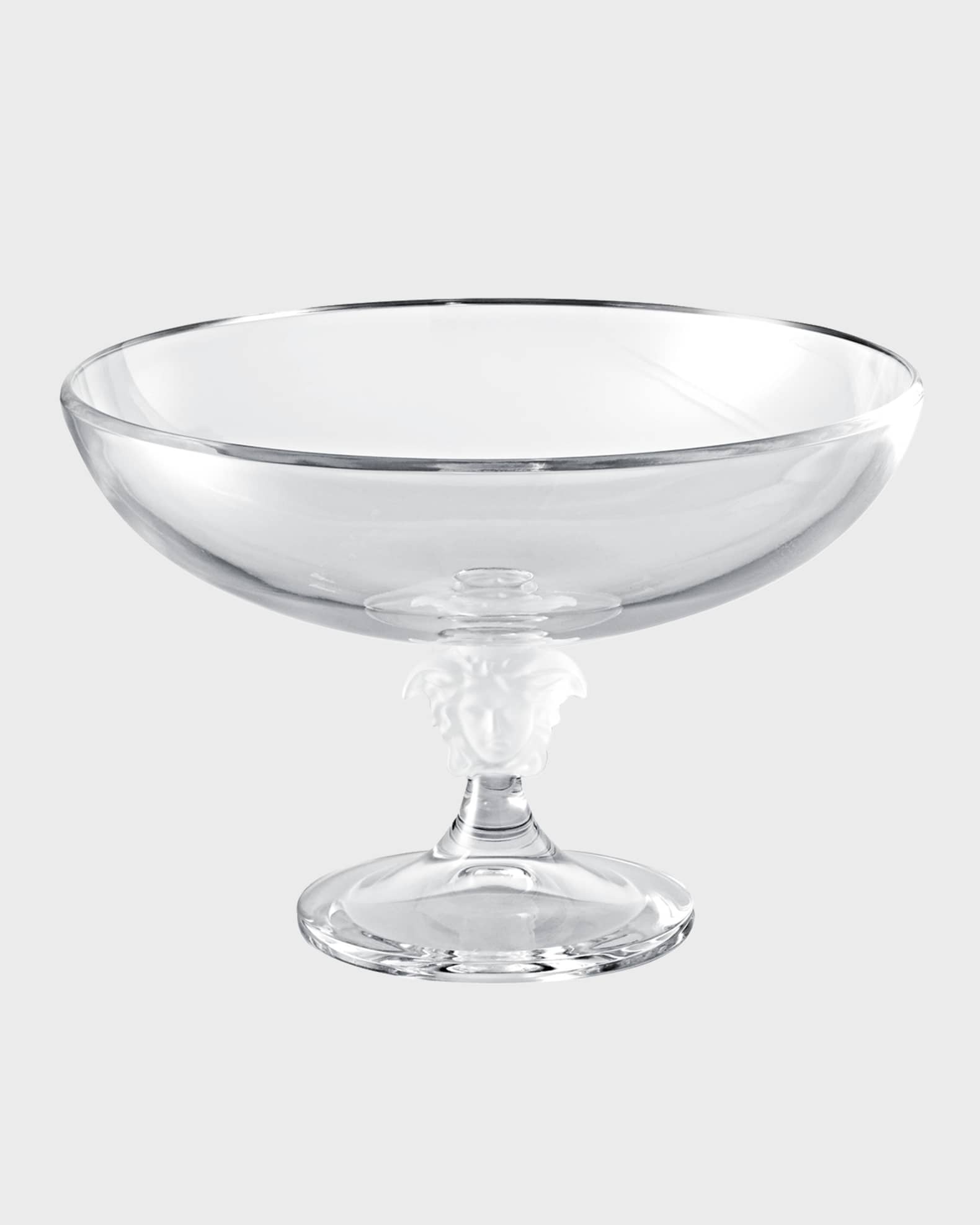 Versace Medusa Lumiere Footed Bowl Neiman Marcus