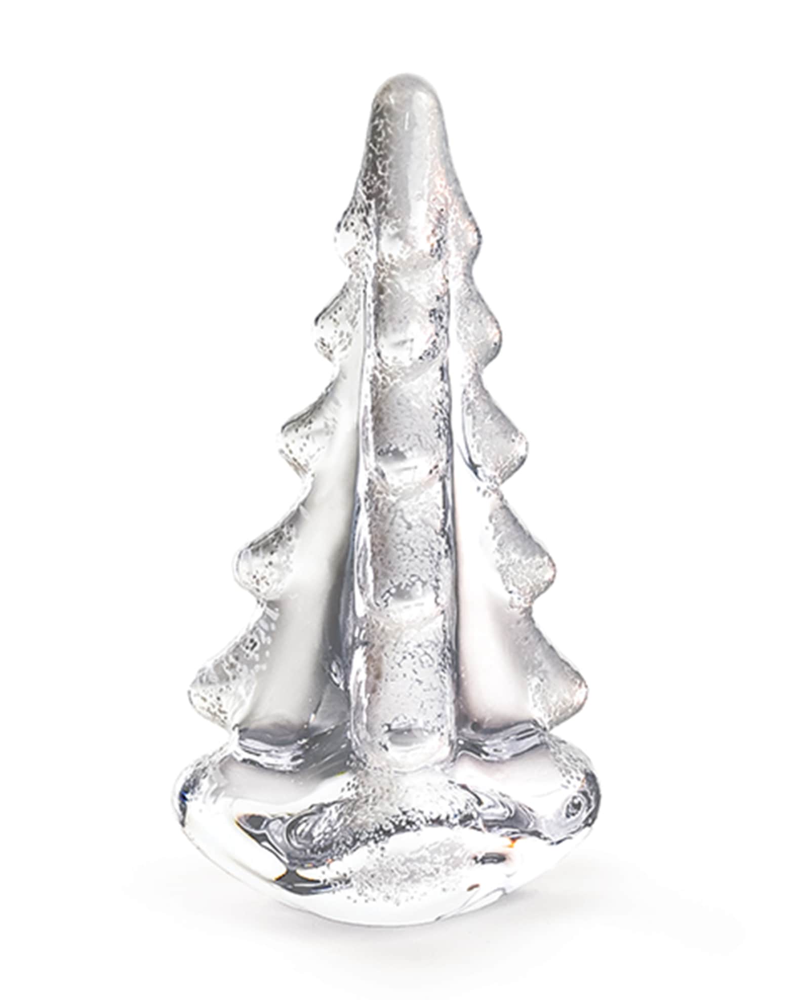 Snowy Branches Evergreen 4" Glass Decor 0