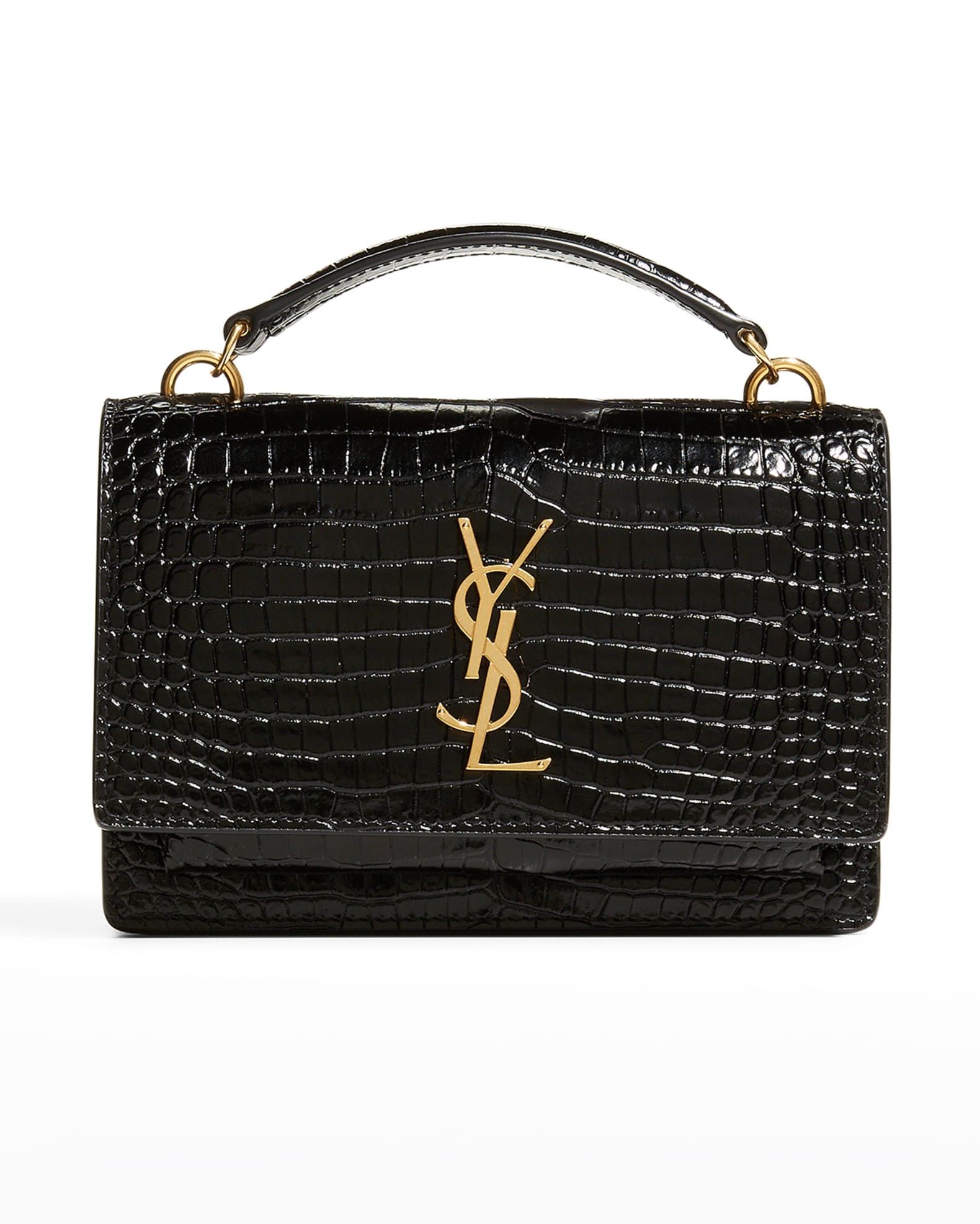 Saint Laurent Sunset Monogram Chain Wallet