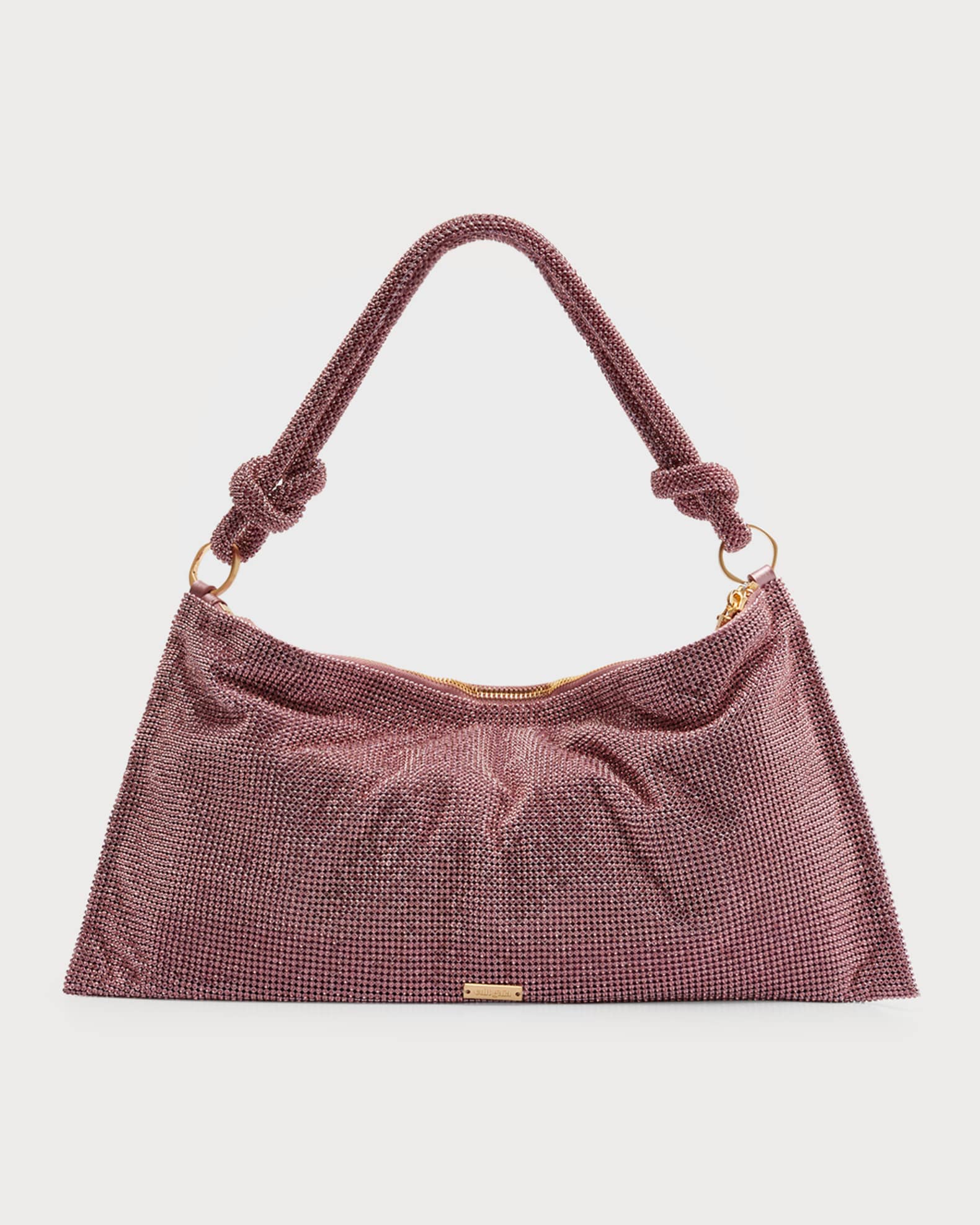 Cult Gaia Hera Knotted Rhinestone Mini Shoulder Bag Neiman Marcus