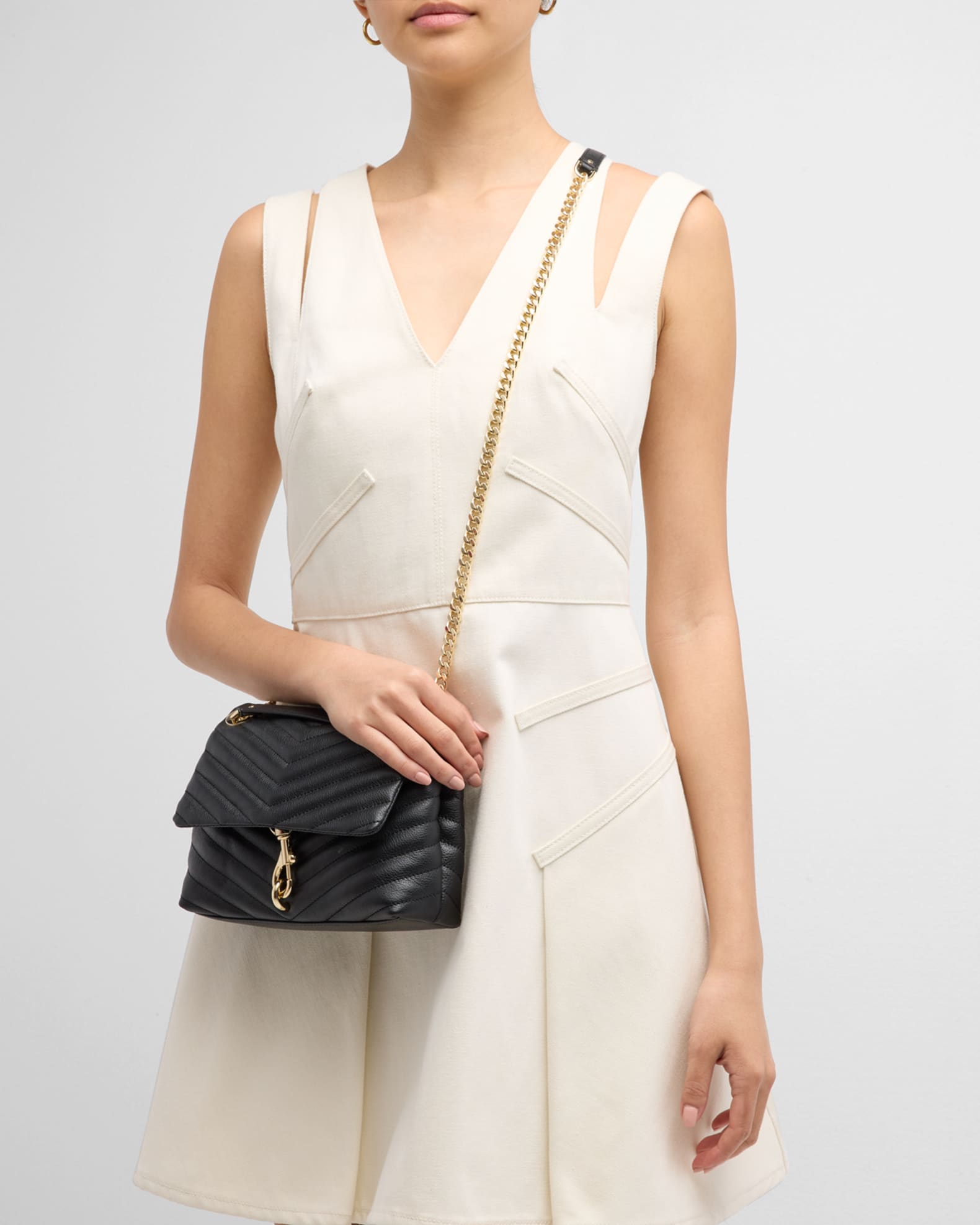 Rebecca Minkoff Edie Quilted Leather Flap Shoulder Bag Neiman Marcus