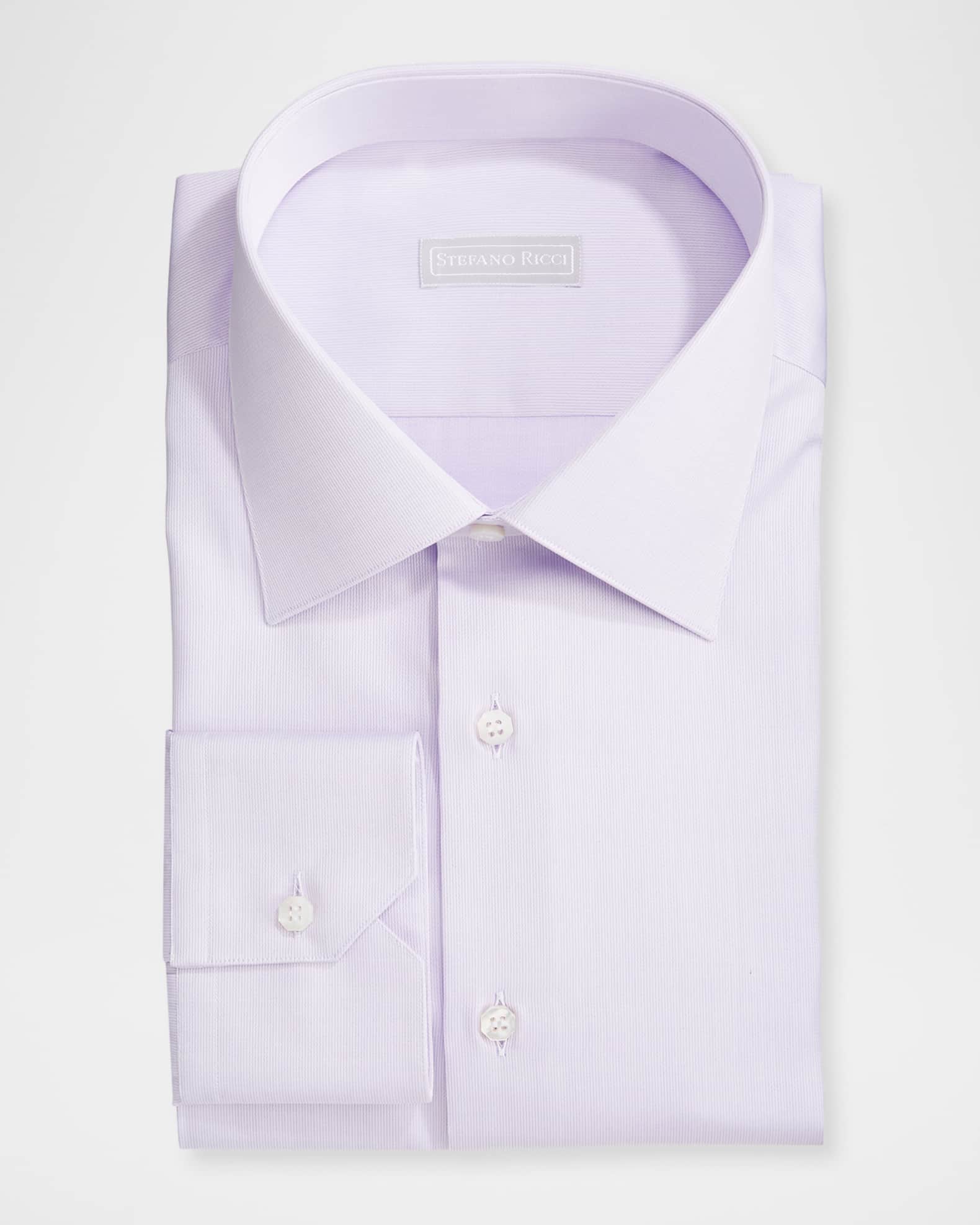 Men's Asti Thin Pinstripe Dress Shirt 0